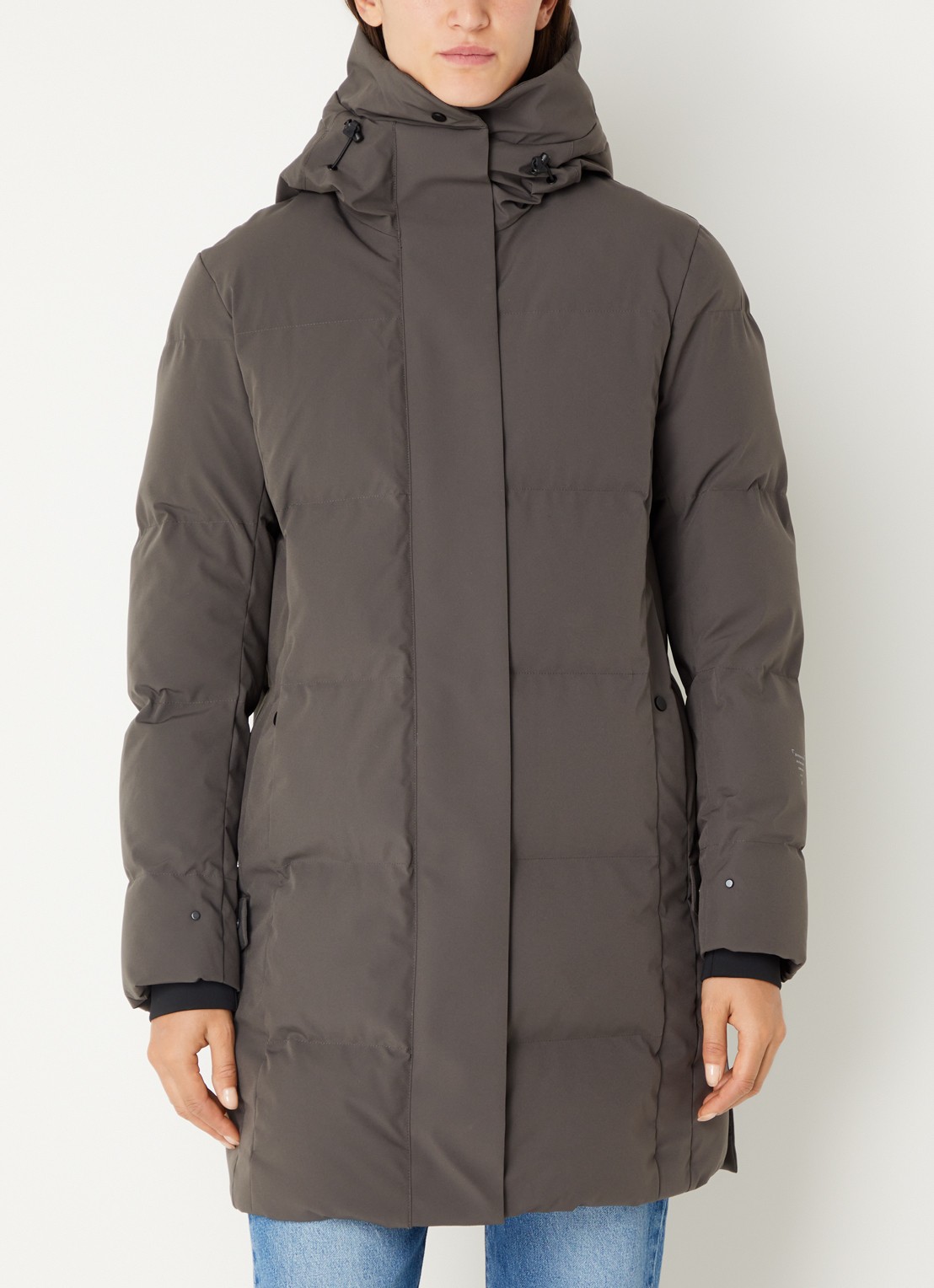 Krakatau Cassini gewatteerde parka met capuchon - detail 4 bruin