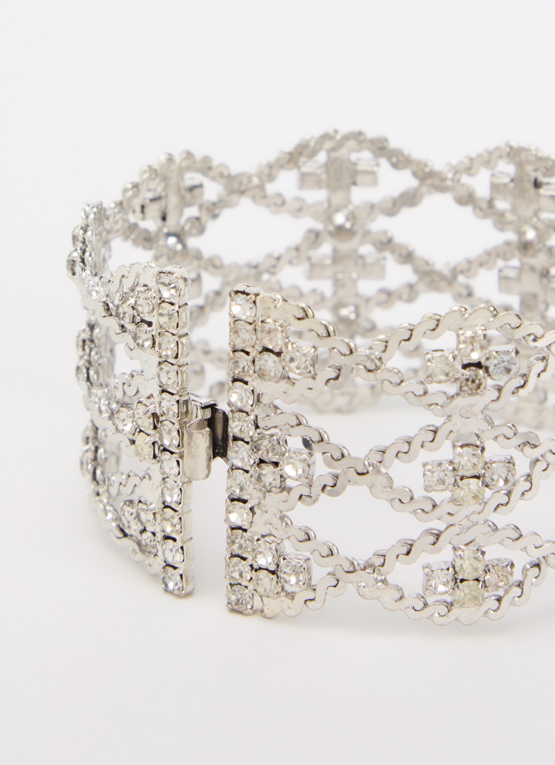 Kroonjuweeltjes Chypre armband verzilverd - detail zilver