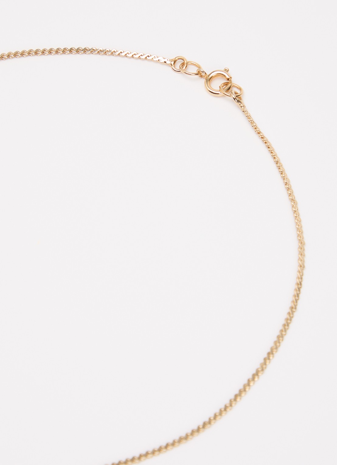 Kroonjuweeltjes Croissant ketting verguld - detail 2 goud