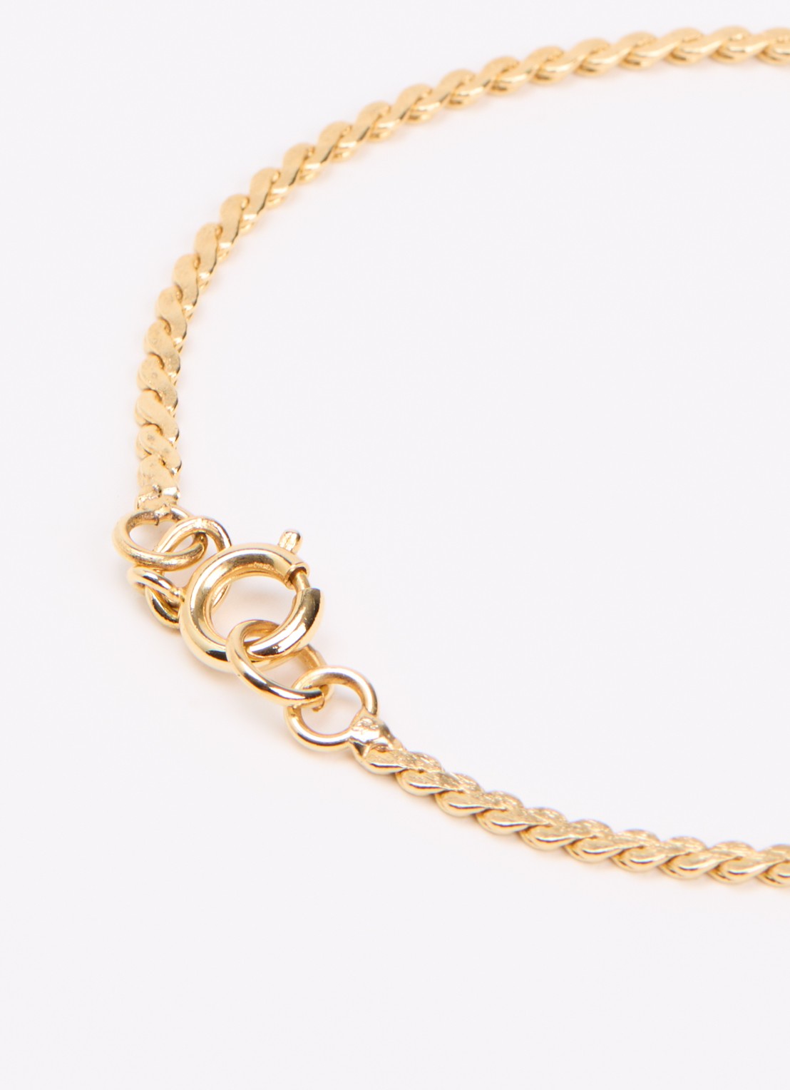 Kroonjuweeltjes Hart armband verguld - detail 2 goud