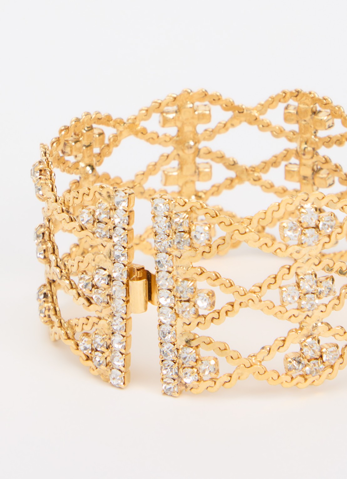 Kroonjuweeltjes Mitsouko armband verguld - detail goud