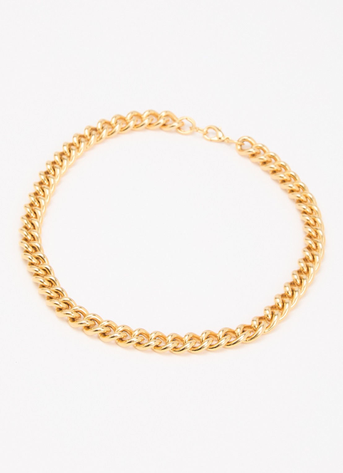 Kroonjuweeltjes Portofino ketting verguld - detail goud