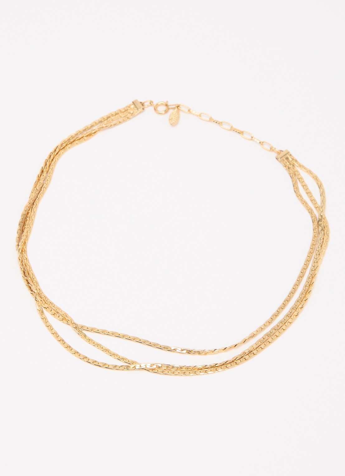 Kroonjuweeltjes Ravello ketting verguld - detail goud