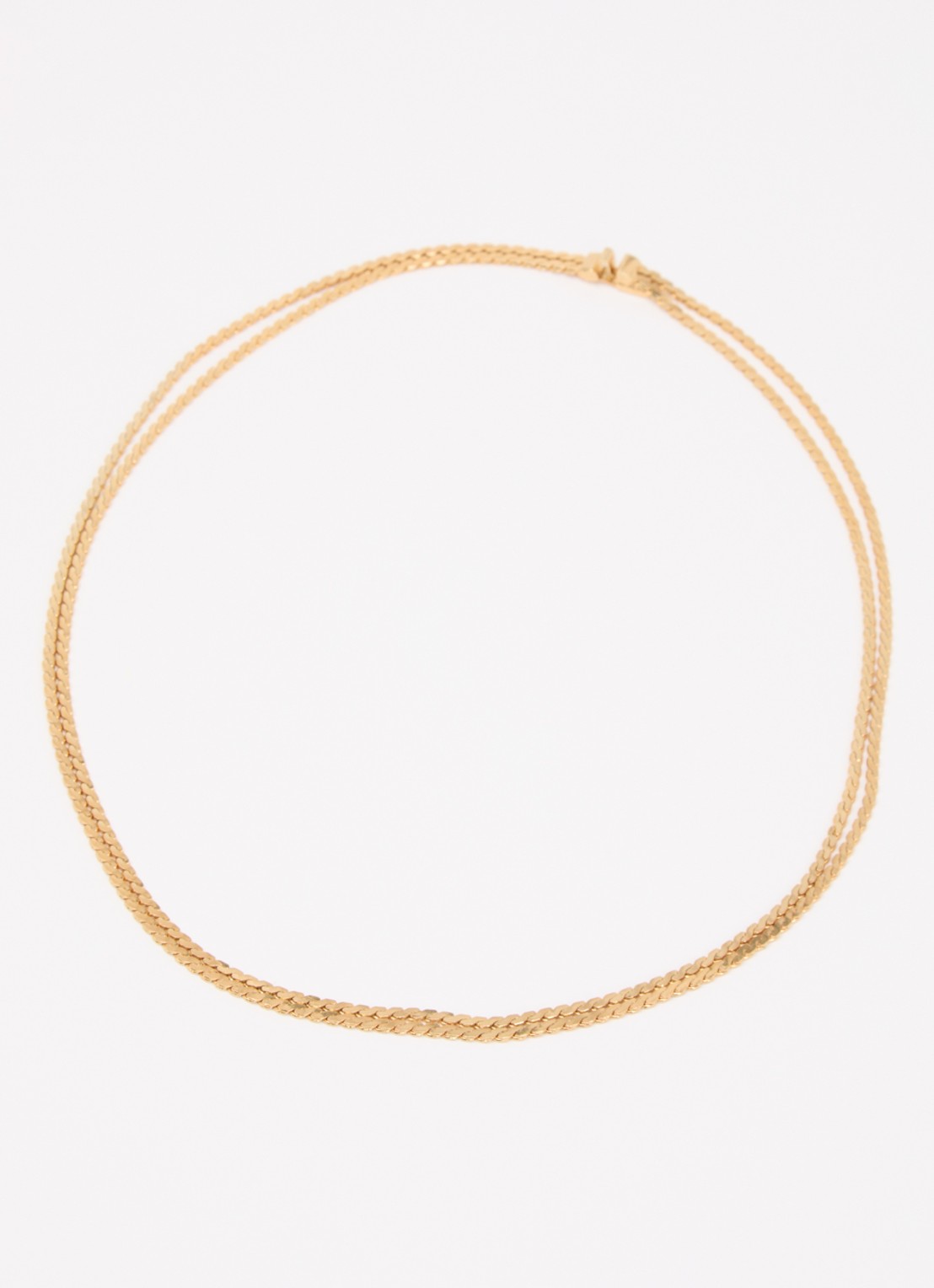Kroonjuweeltjes Sanremo ketting verguld - detail goud
