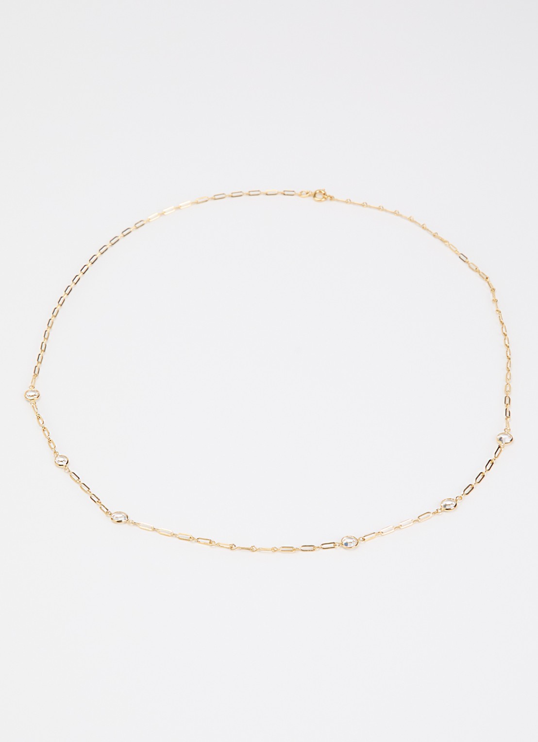 Kroonjuweeltjes Sautoir ketting verguld - detail goud