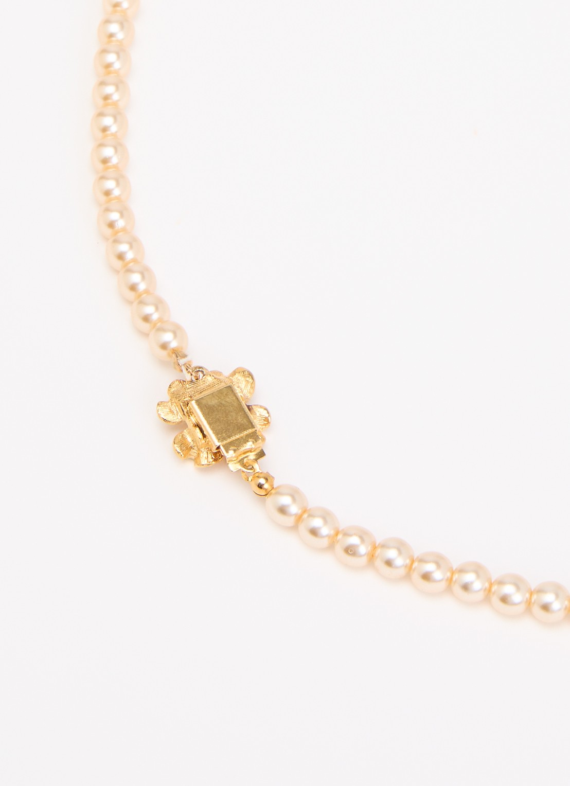 Kroonjuweeltjes Sophia ketting verguld - detail 2 parelmoer