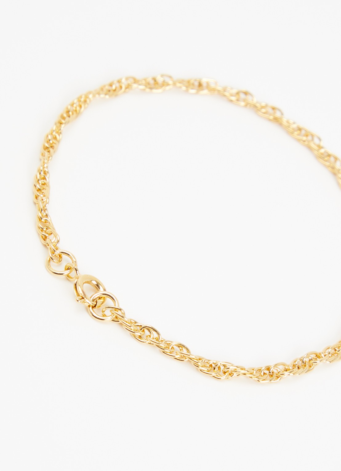 Kroonjuweeltjes Torsade Fijne armband verguld - detail 2 goud