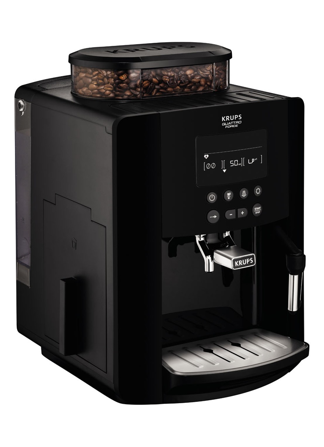 Krups Arabica espressomachine EA8100 - detail zwart