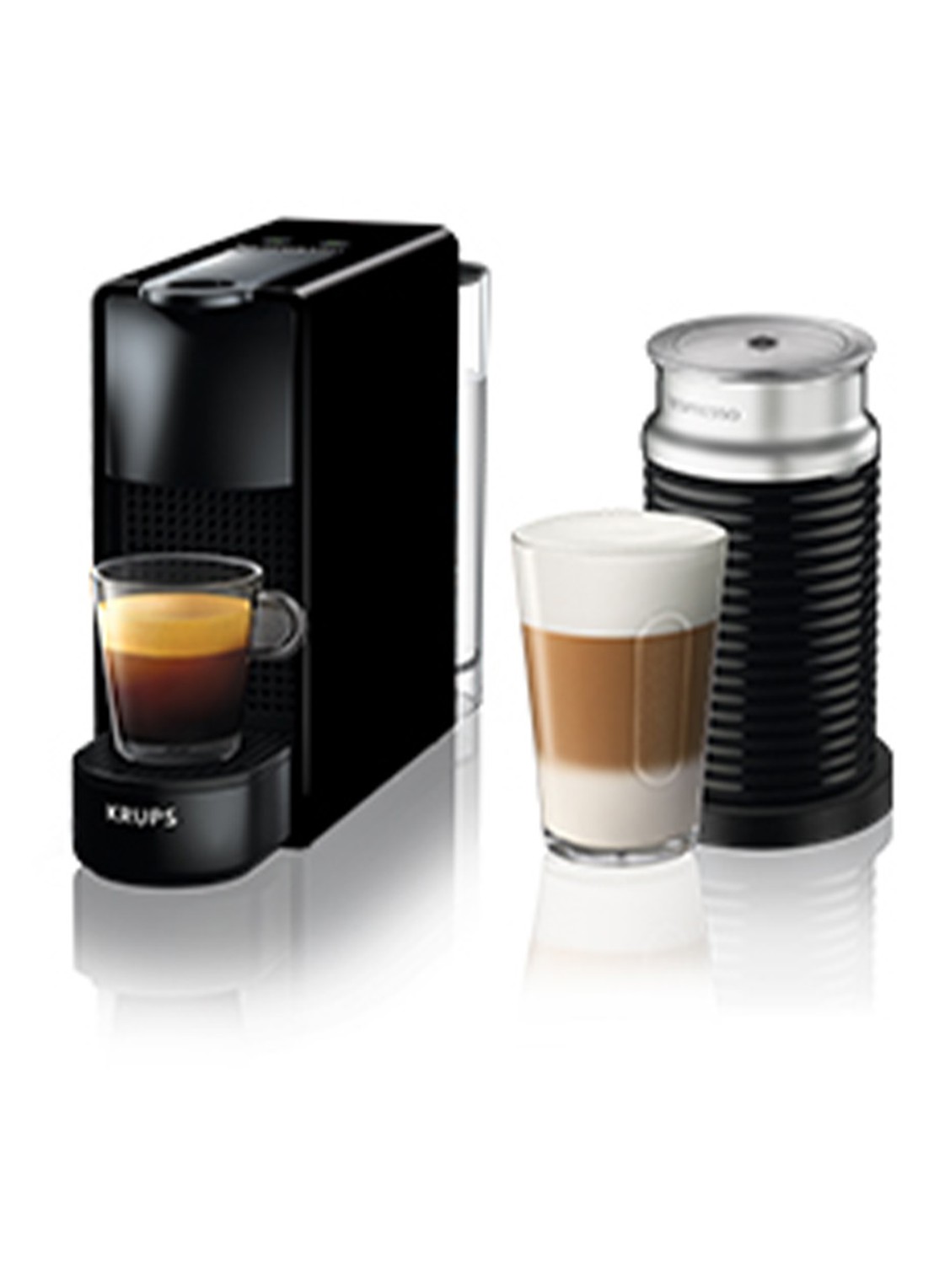 Krups Essenza Mini Bundle Nespresso machine XN1118 - voorkant 2 diepzwart