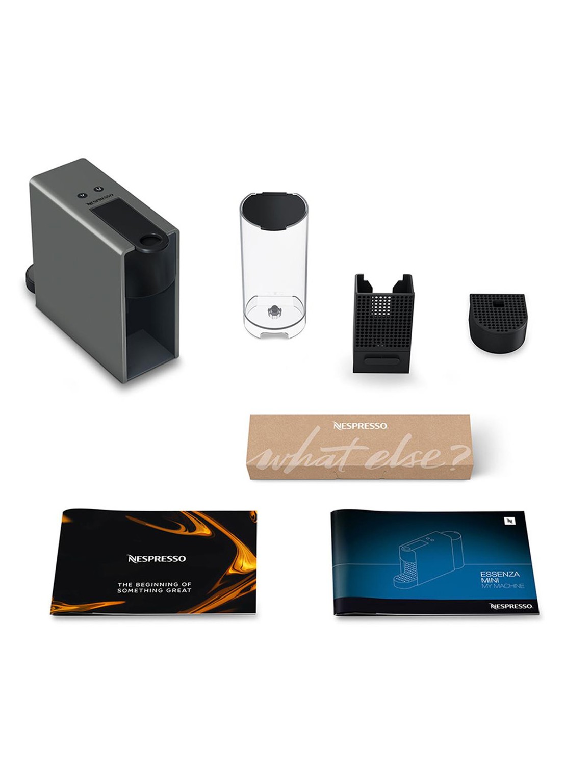 Krups Essenza Mini Nespresso machine XN110B - detail 4 antraciet