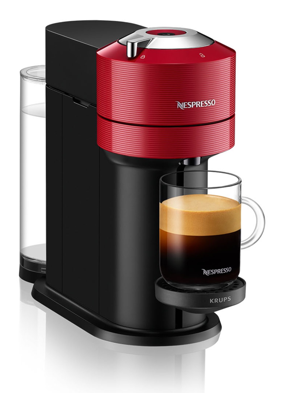 Krups Vertuo Next Nespresso machine XN9105 - voorkant 2 cranberryrood