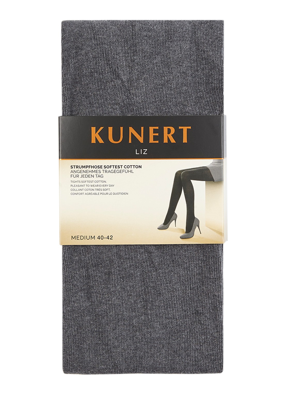 Kunert Liz maillot van katoen marengo - voorkant 2 grijs