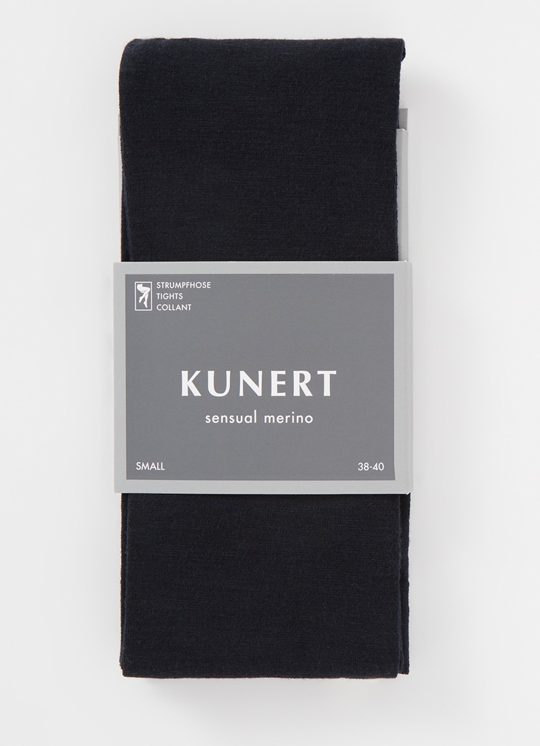 Kunert Sensual maillot in scheerwolblend - voorkant donkerblauw