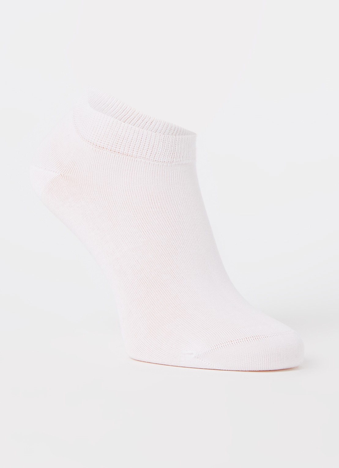 Kunert Sneakersokken in  katoenblend - voorkant 3 wit