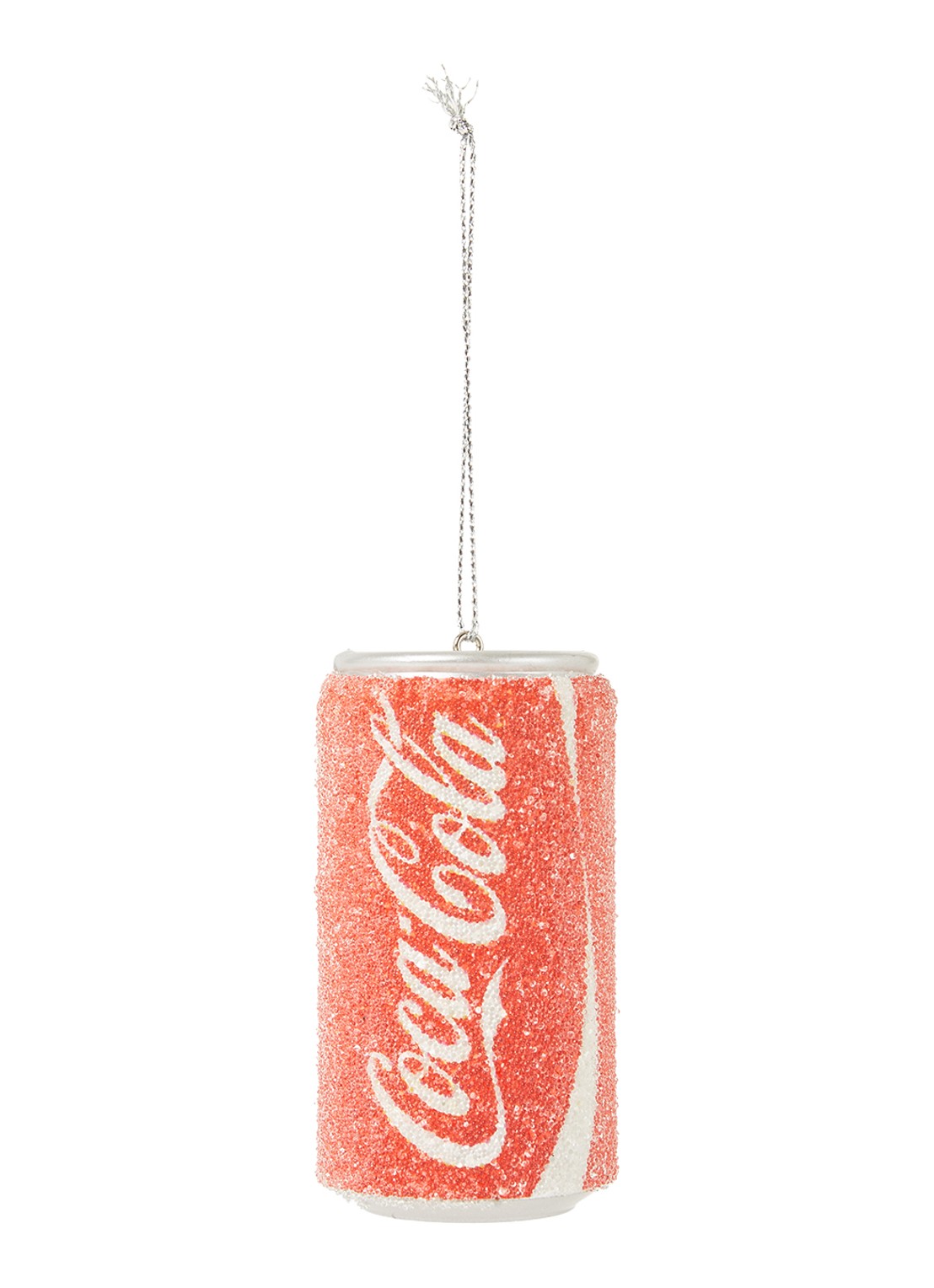 Kurt Adler Coca-Cola blikje kersthanger 7,5 cm - voorkant 2 steenrood
