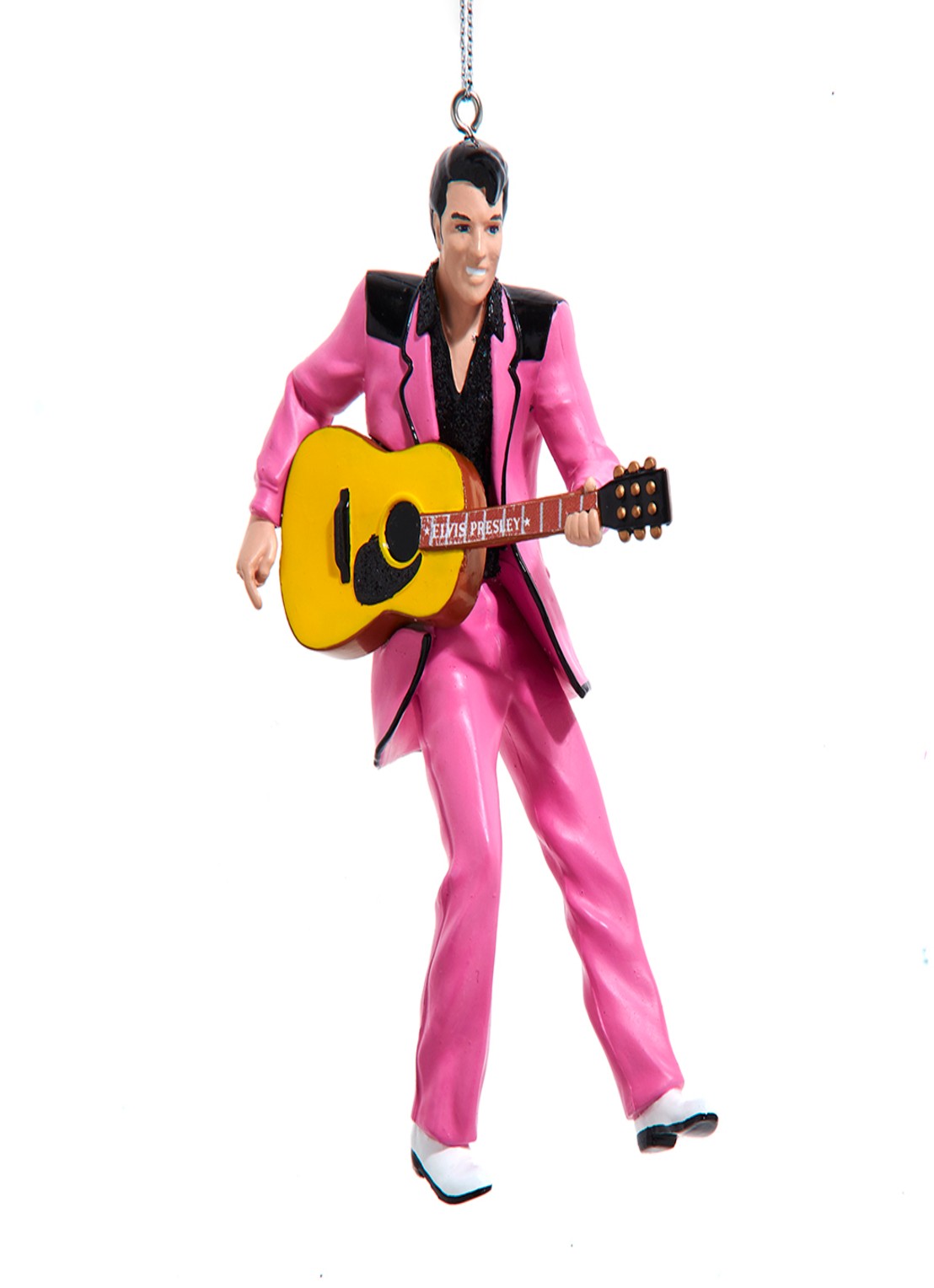 Kurt Adler Elvis Presley kersthanger 11,5 cm - voorkant roze