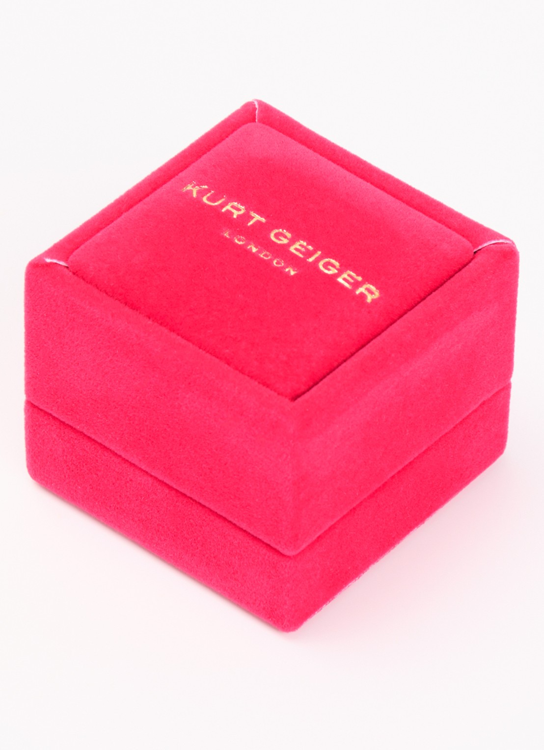 Kurt Geiger Baguette ring met kristal - detail 2 multicolor