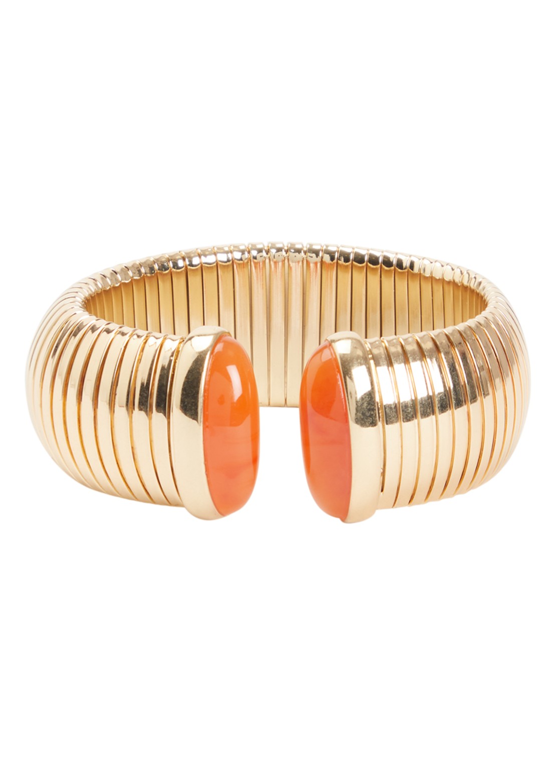 Kurt Geiger Bangle met kristal - voorkant 2 goud