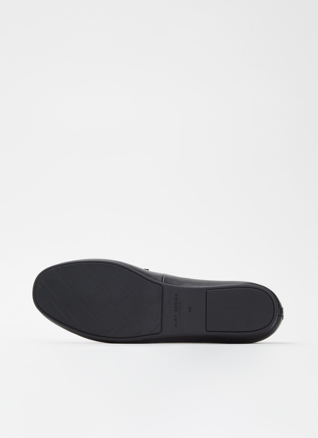 Kurt Geiger Chelsea mocassin van leer - detail 4 zwart