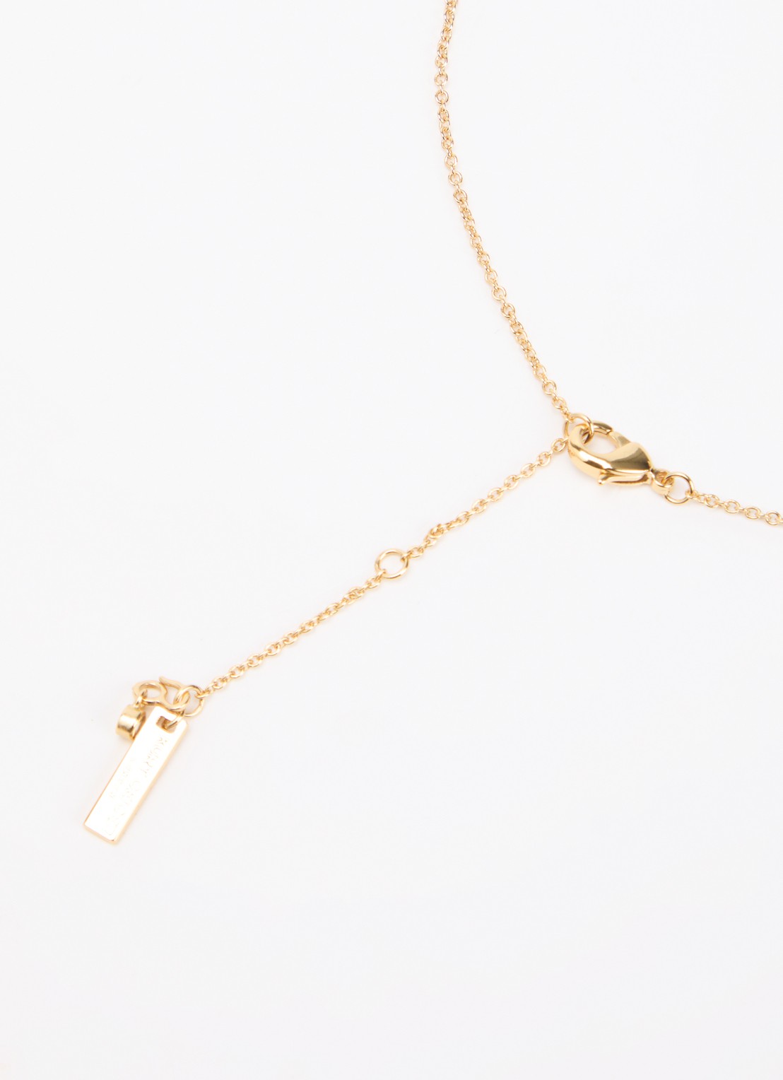 Kurt Geiger Crystal Heart ketting met kristal - detail 2 wit