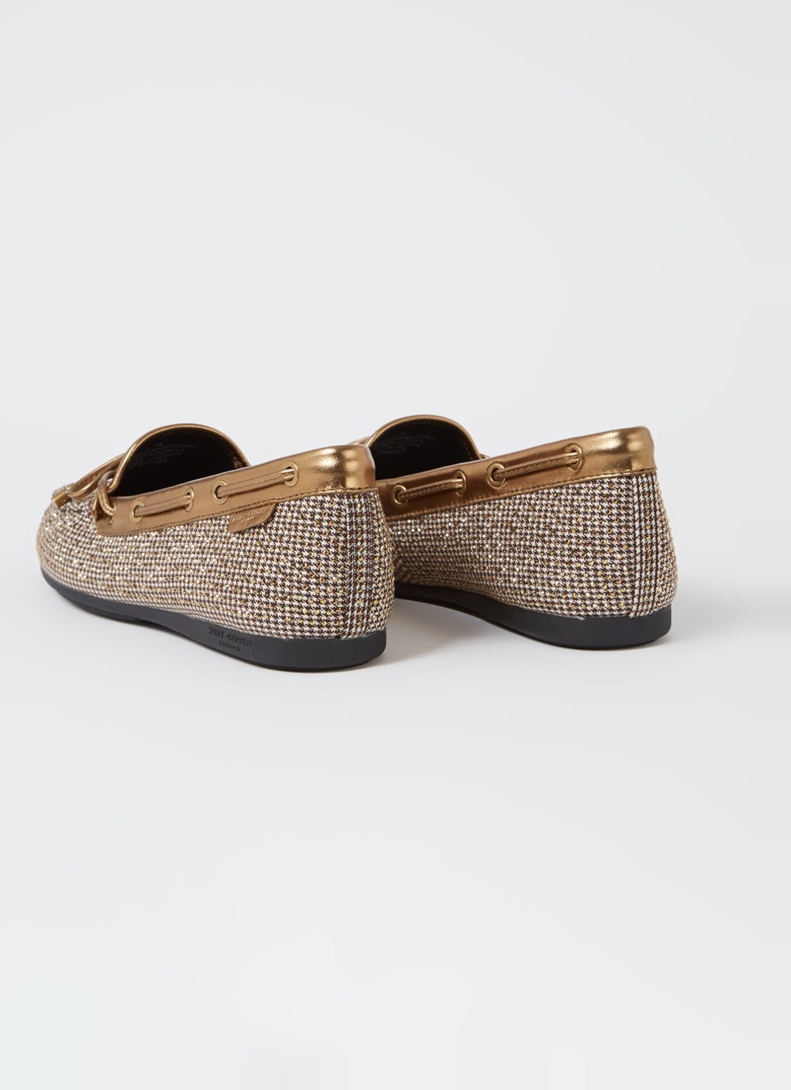 Kurt Geiger Eagle mocassin met leren details en strass - detail 3 beige