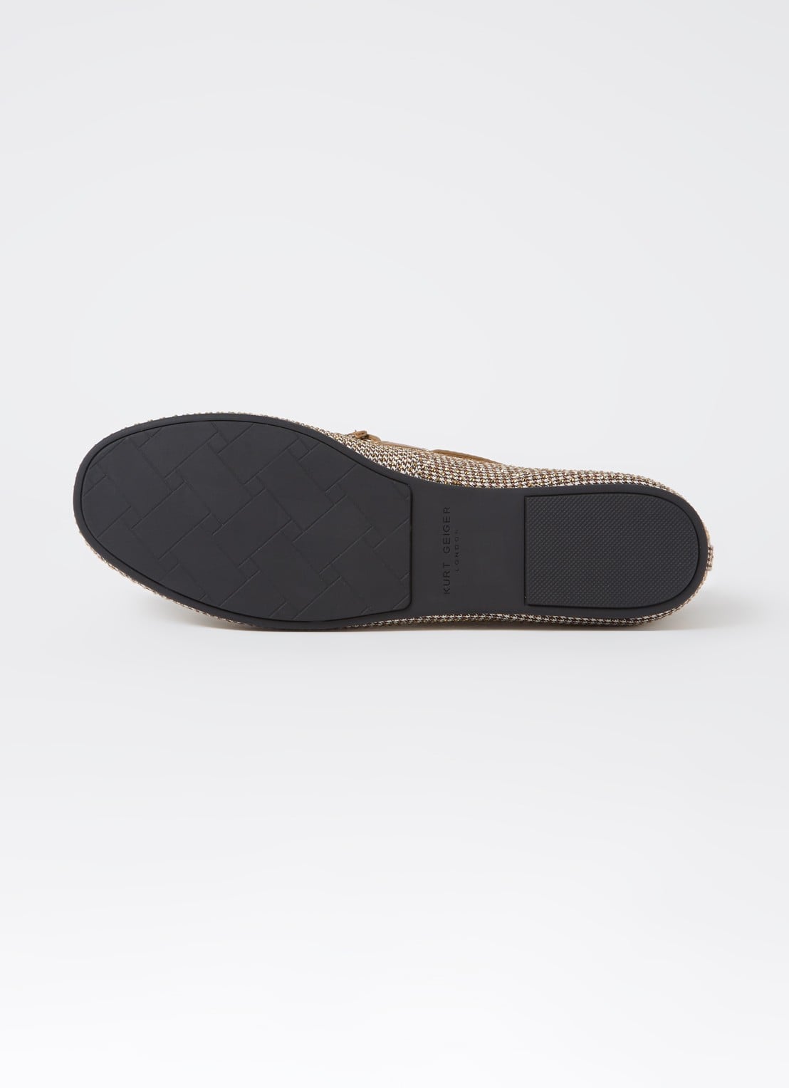 Kurt Geiger Eagle mocassin met leren details en strass - detail 5 beige