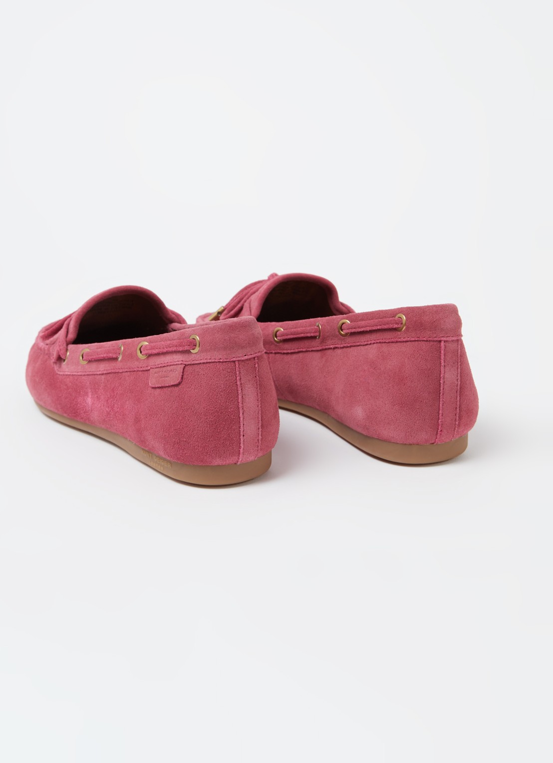 Kurt Geiger Eagle mocassin met leren details en strass - detail 2 roze