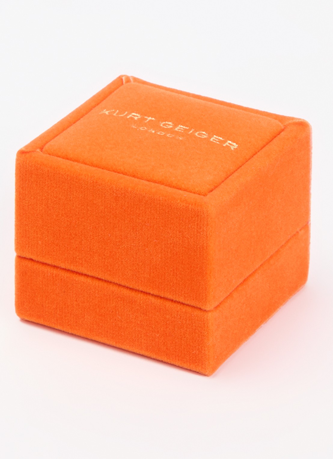 Kurt Geiger Emerald Dome ring met kristal - detail 2 goud