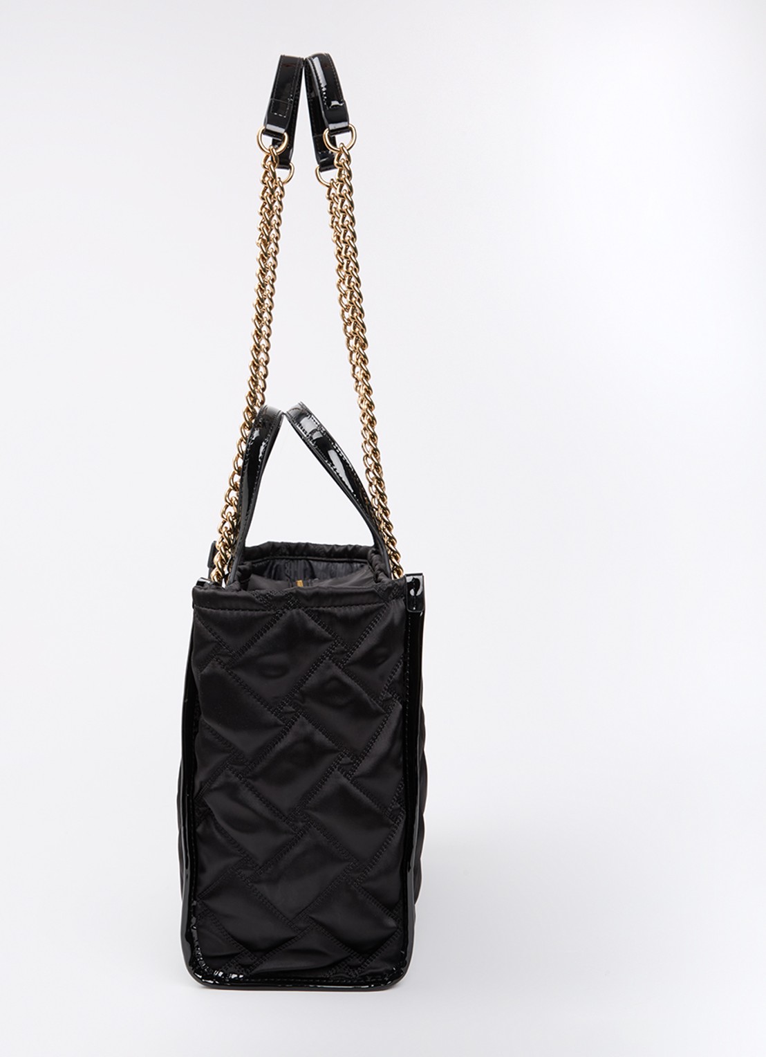 Kurt Geiger Hoxton shopper met quilt patroon en logo - detail 4 zwart
