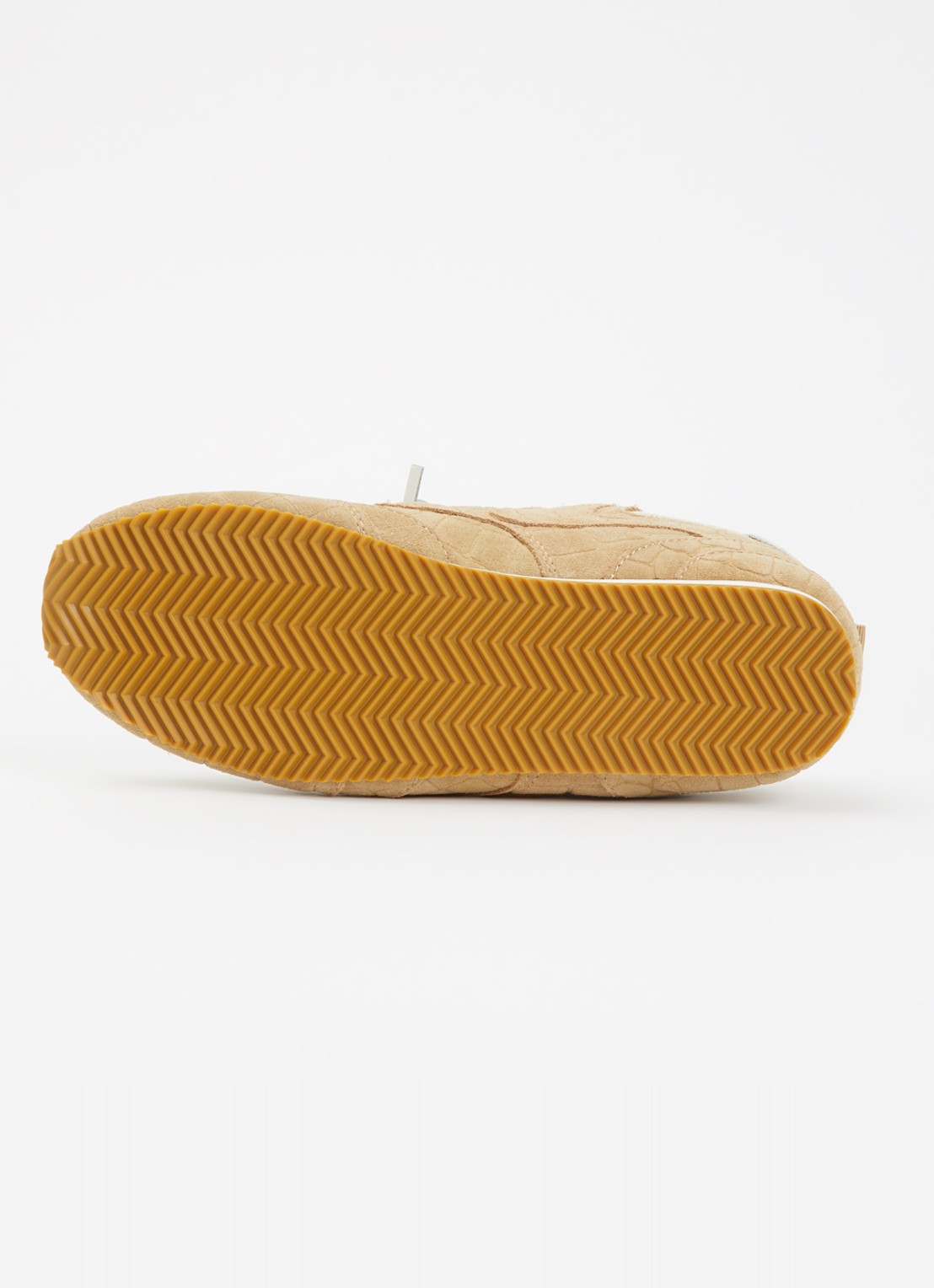 Kurt Geiger K Slim Runner sneaker van suède - detail 3 beige