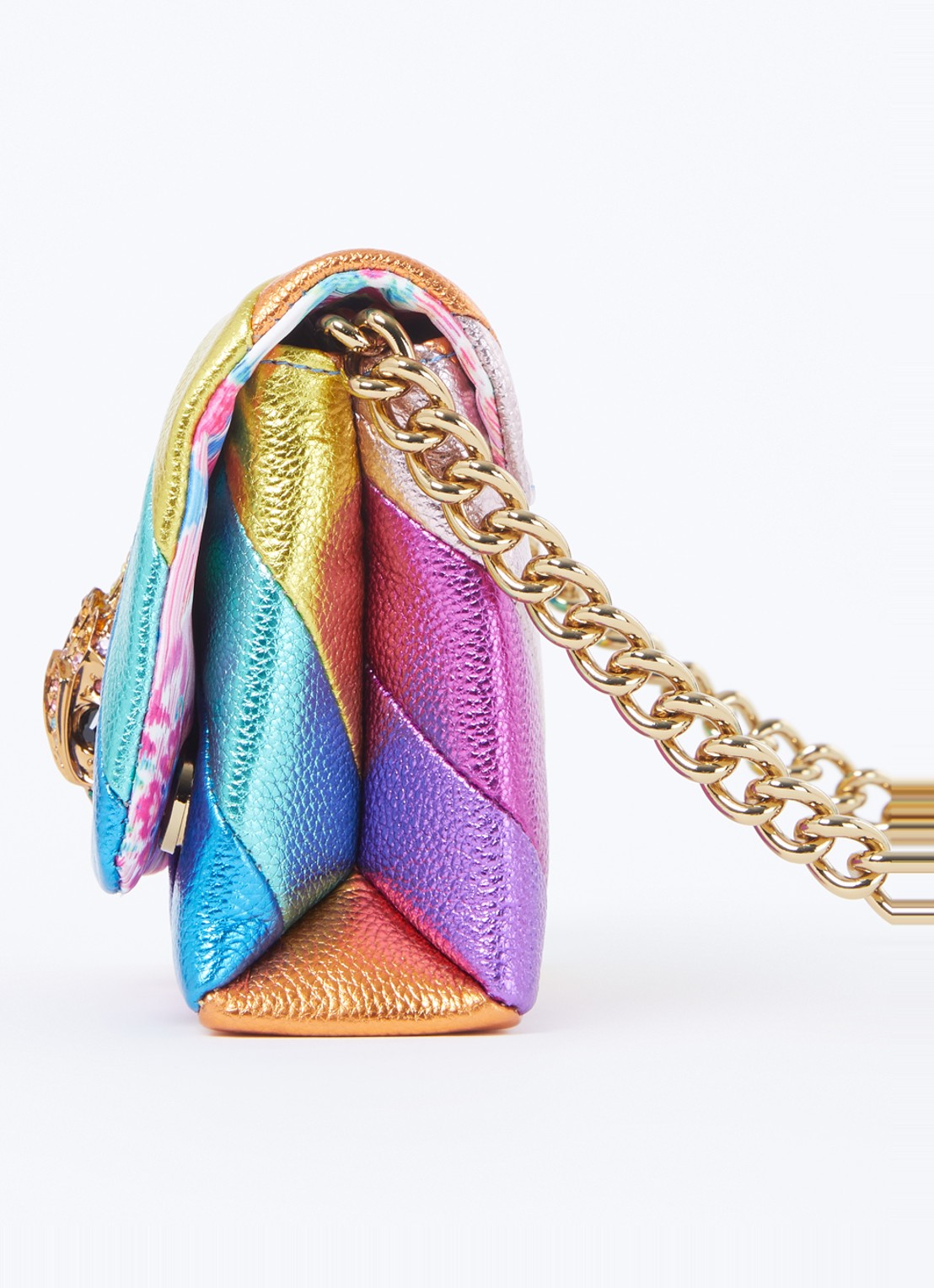 Kurt Geiger Kensington crossbodytas van leer - detail 3 multicolor
