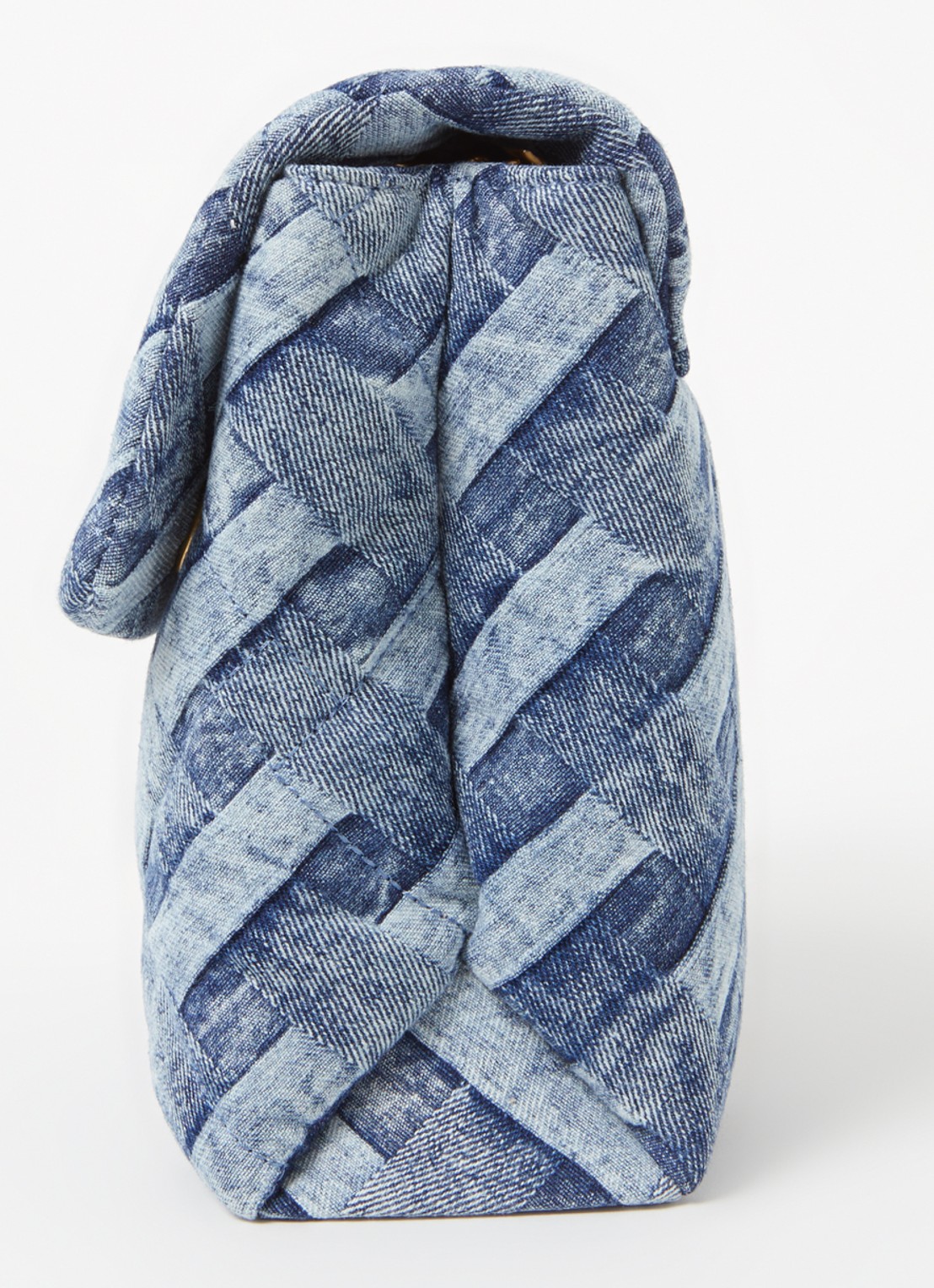 Kurt Geiger Kensington Large schoudertas van denim - detail 2 denim