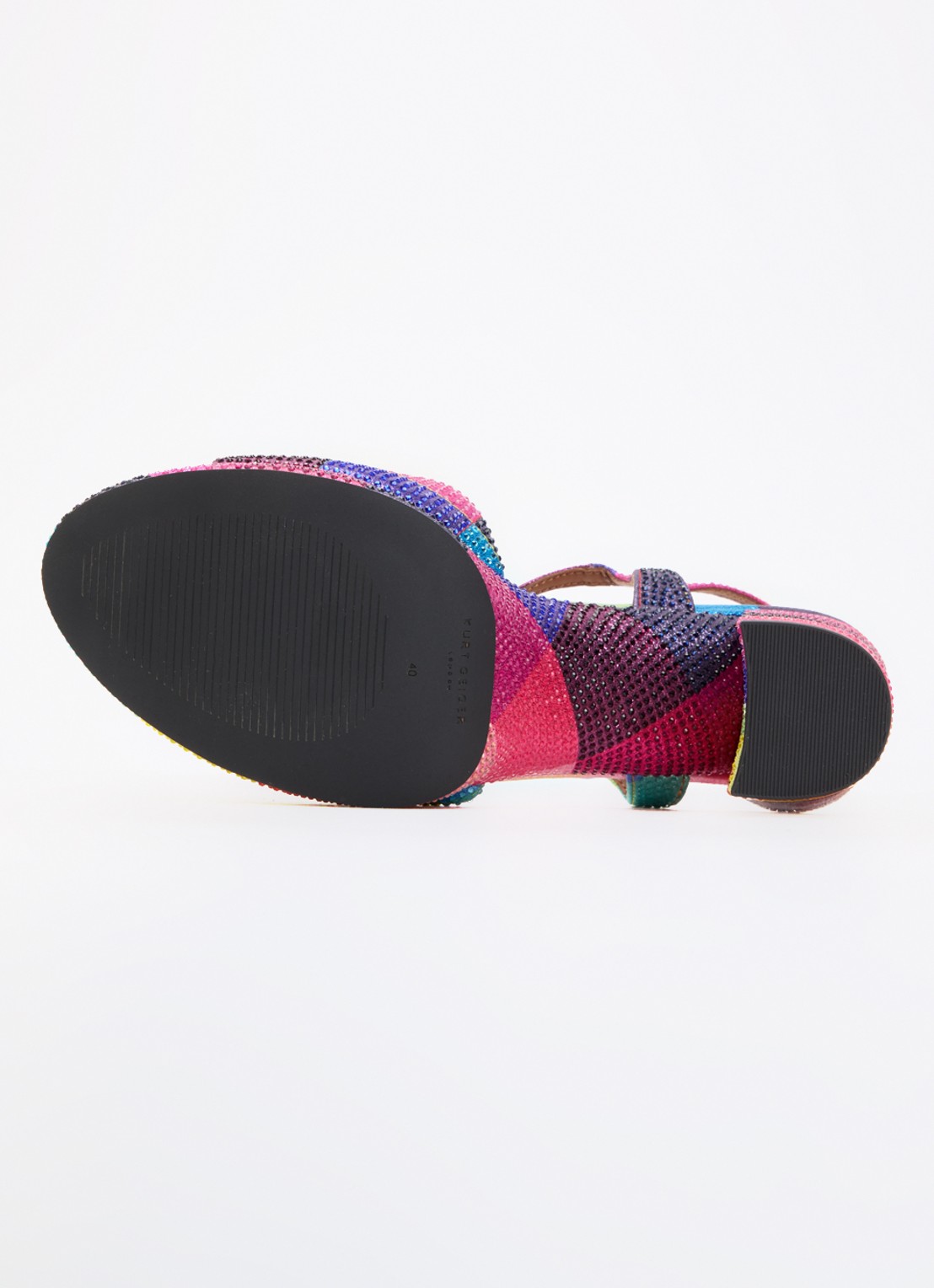 Kurt Geiger Kensington sandalette met strass  - detail 5 roze