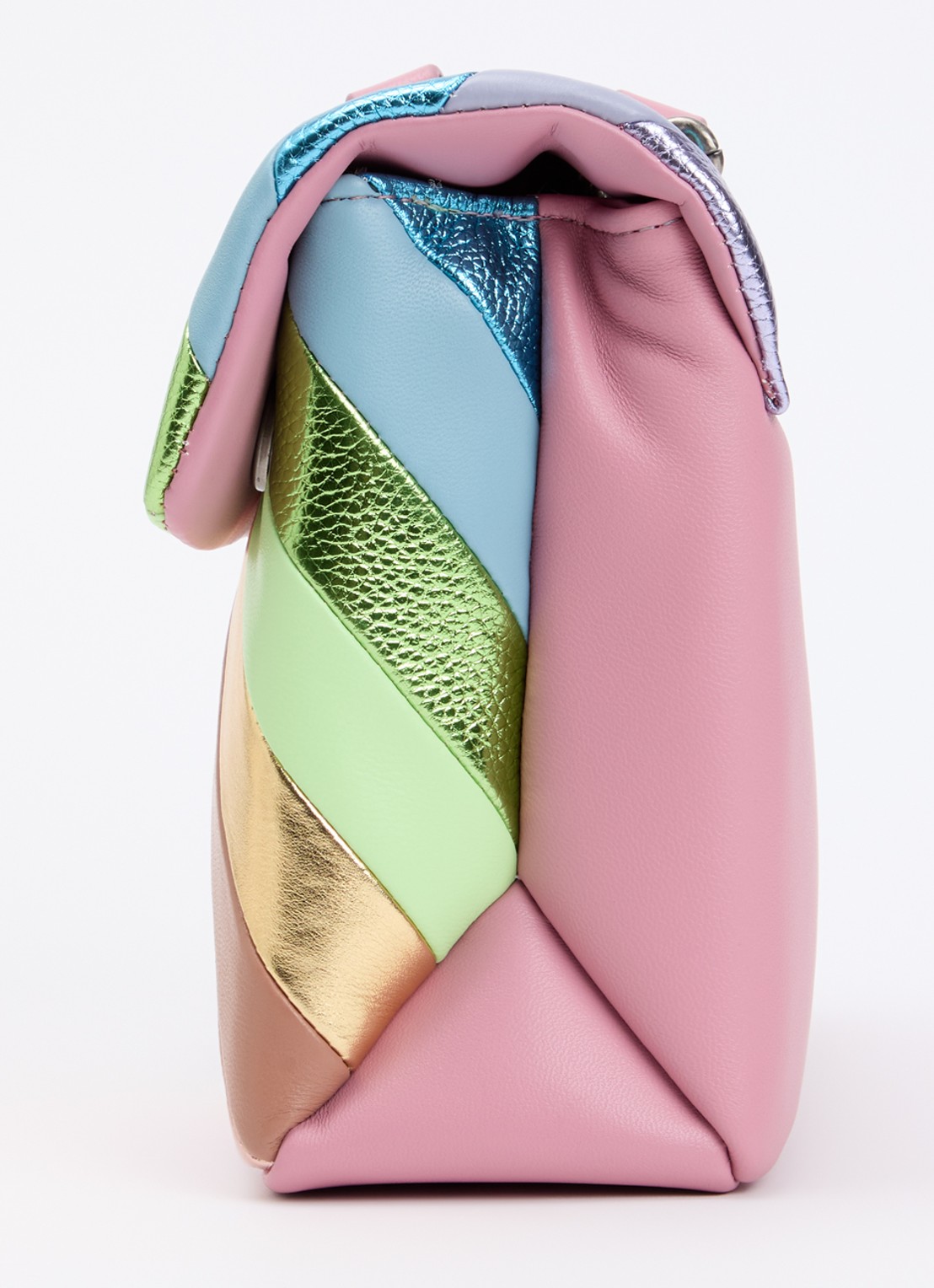 Kurt Geiger Kensington schoudertas L van leer met verstelbare schouderriem - detail 3 multicolor
