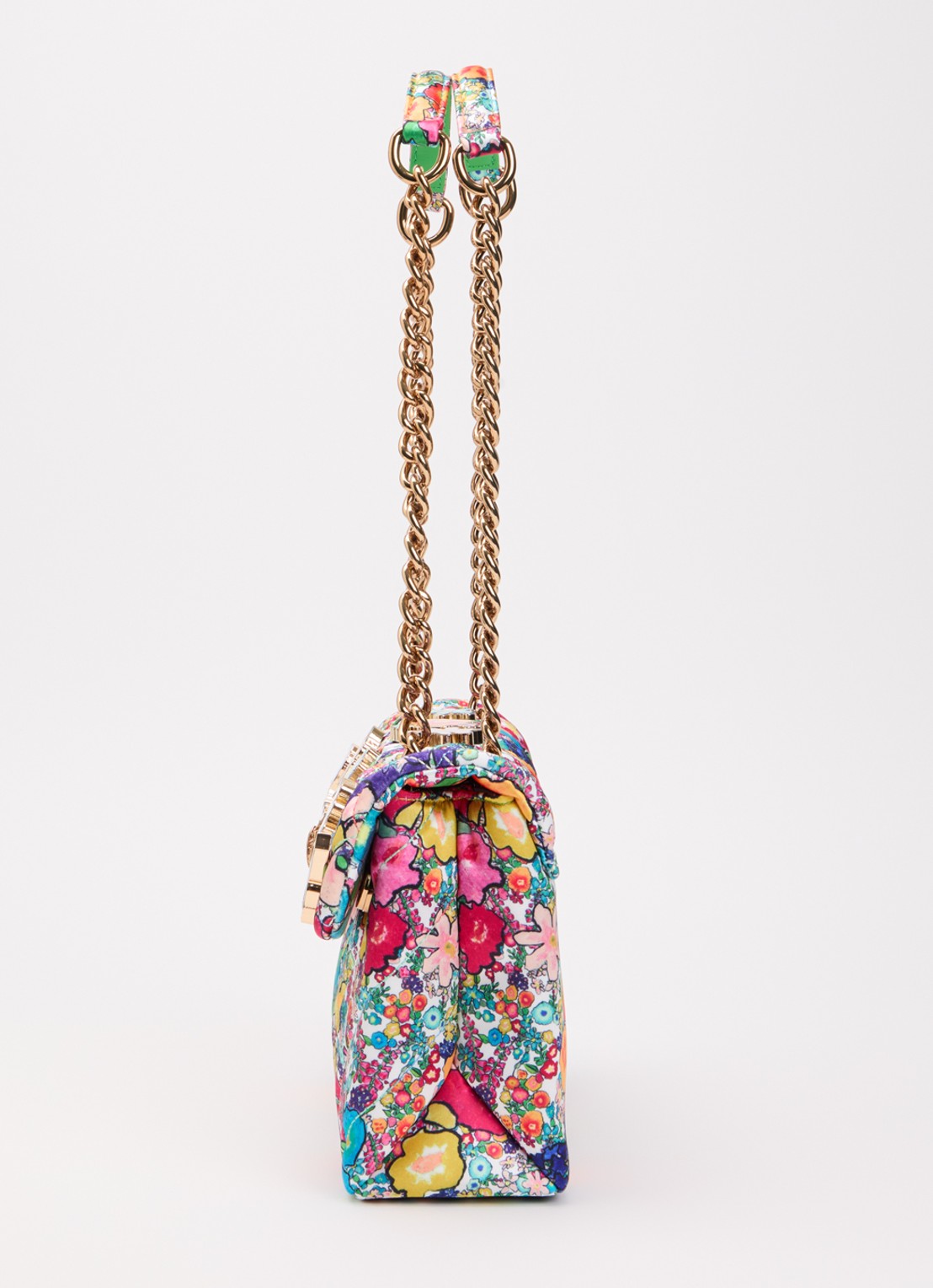 Kurt Geiger Kensington schoudertas met bloemenprint - detail 3 multicolor