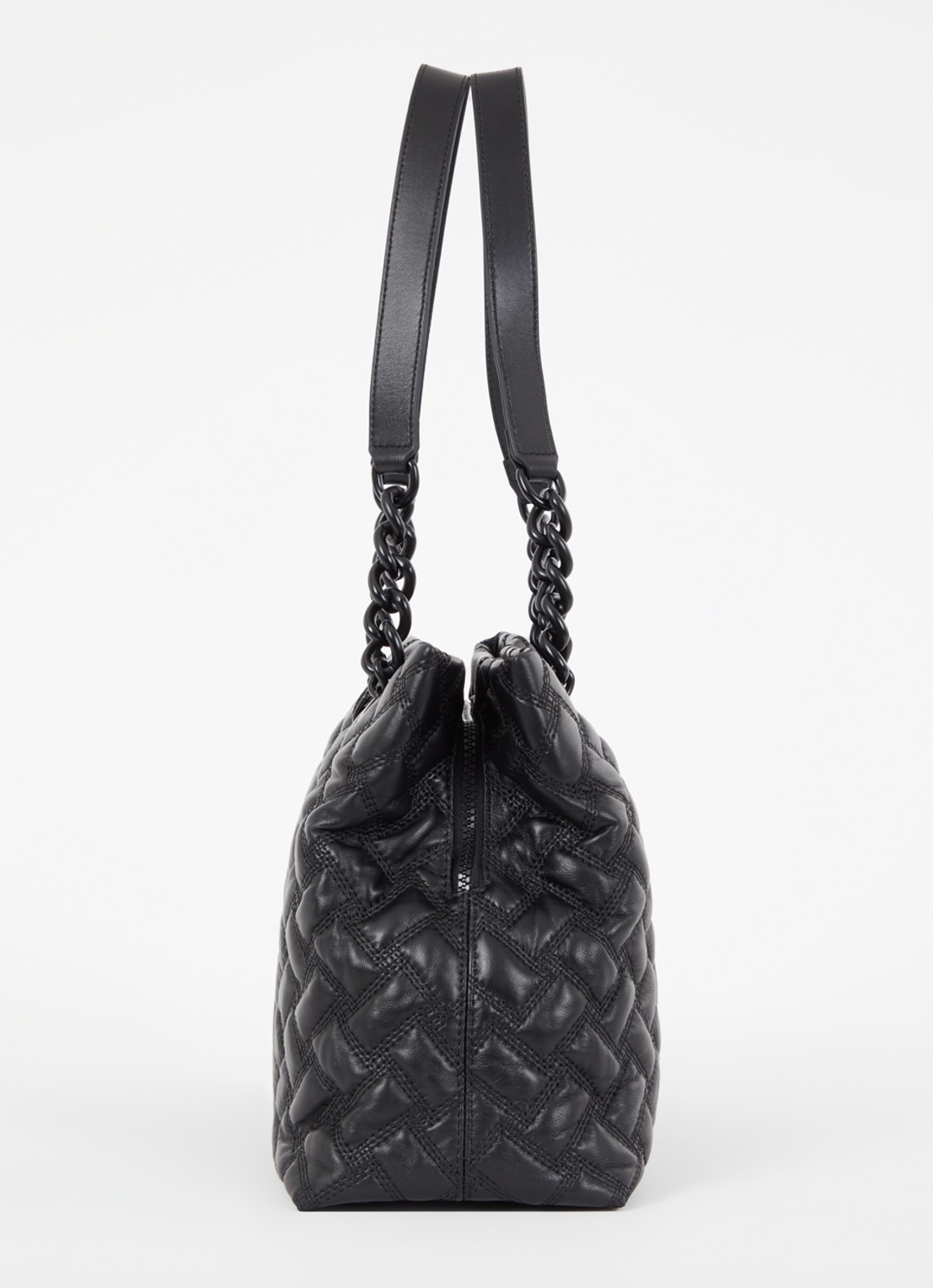 Kurt Geiger Kensington schoudertas van quilted lamsleer - detail 3 zwart