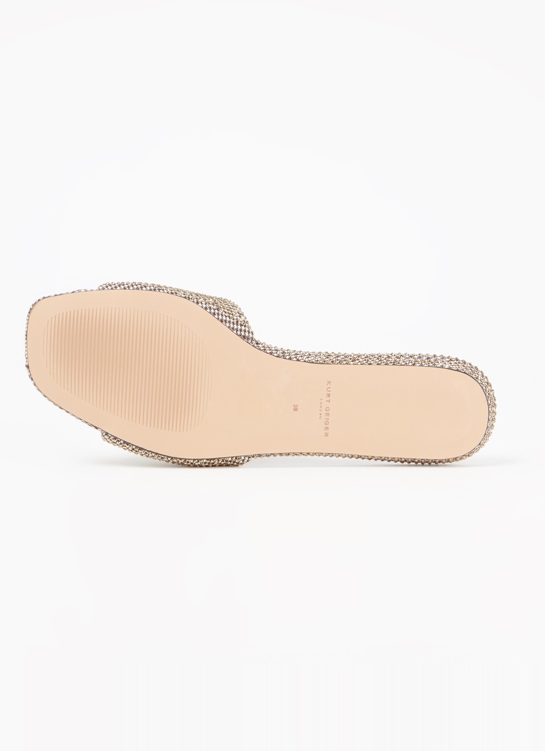 Kurt Geiger Kensington slipper met strass - detail 5 beige