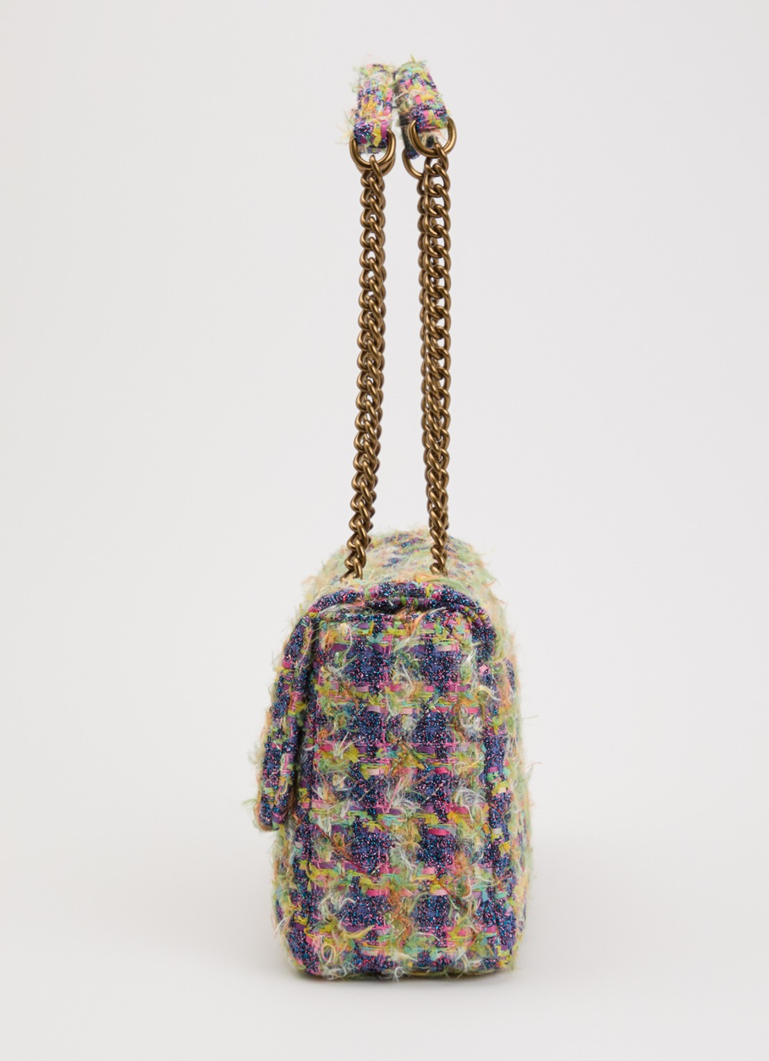 Kurt Geiger Kensington XXL schoudertas met tweed-look - detail 2 multicolor