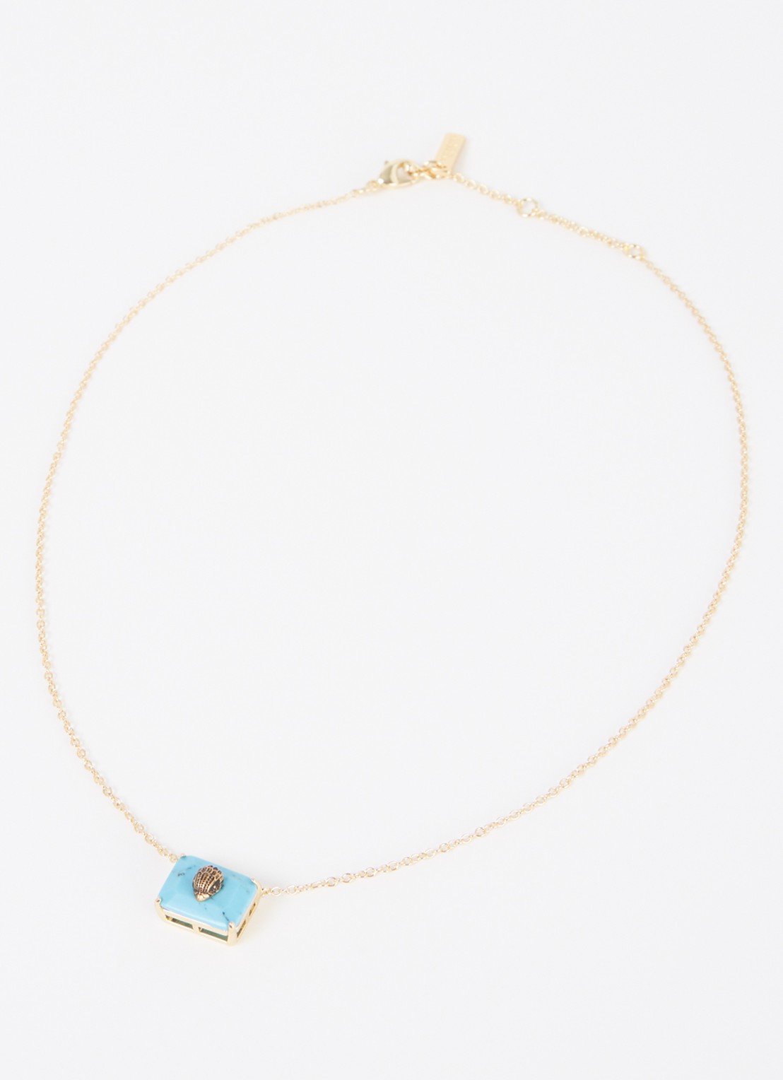 Kurt Geiger Ketting met hanger - detail turquoise