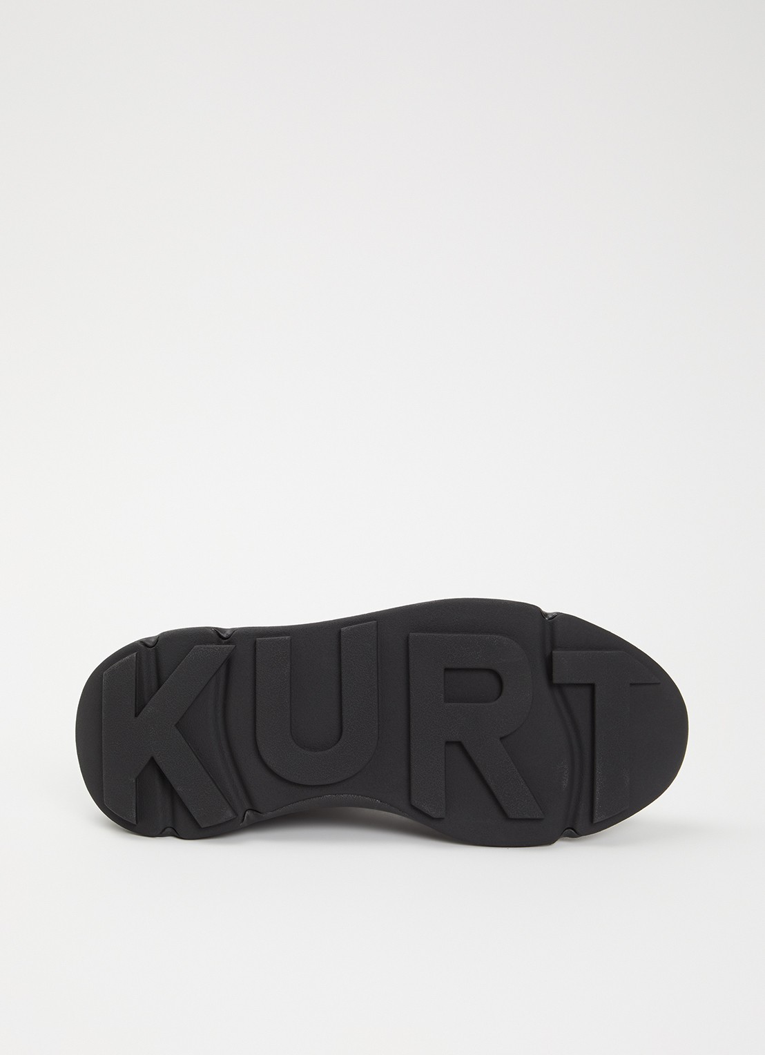Kurt Geiger Kurt sneaker met gebreid bovenwerk en strass - detail 4 zwart