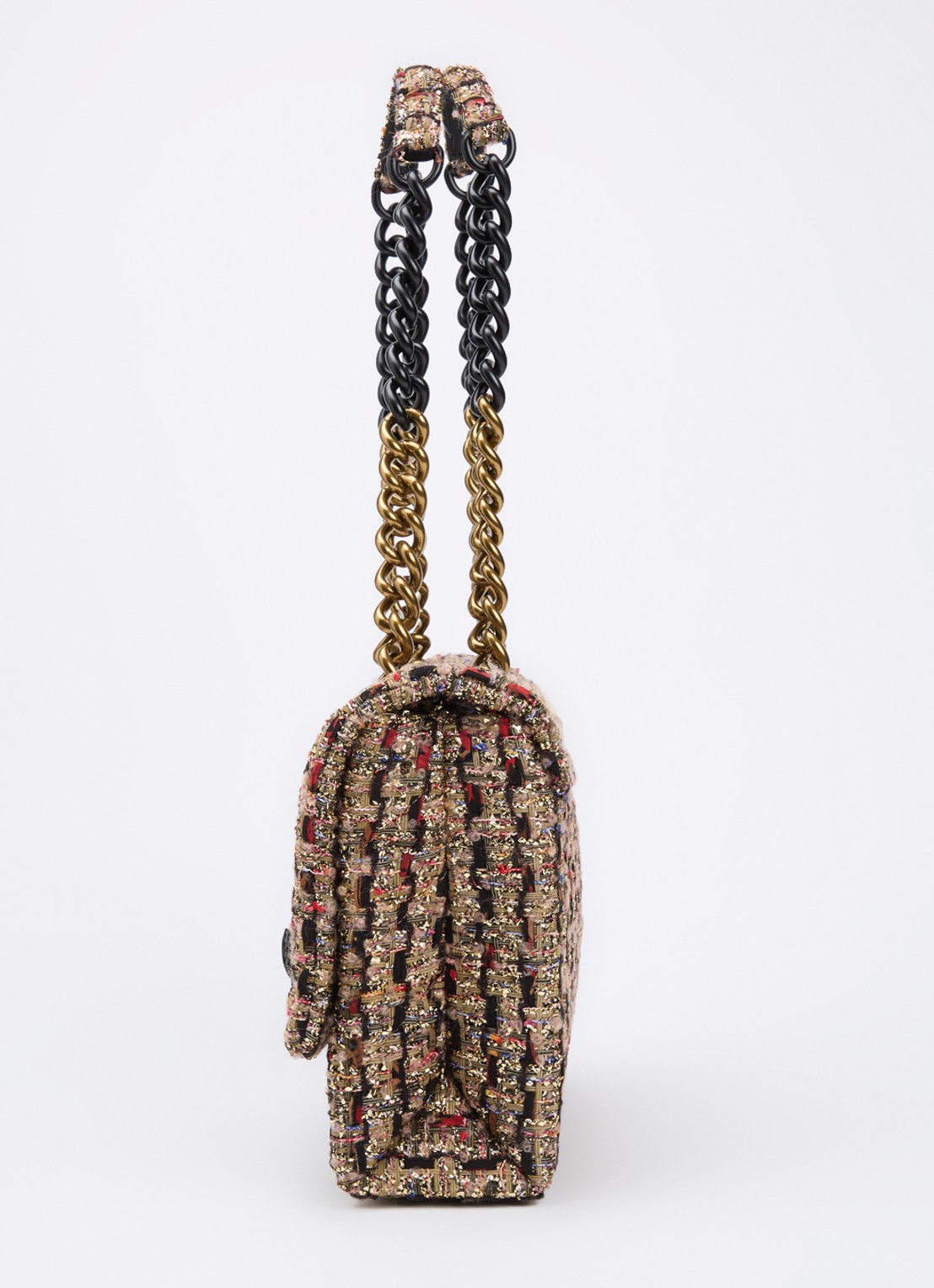 Kurt Geiger Large Kensington schoudertas met tweed-look - detail 5 goud