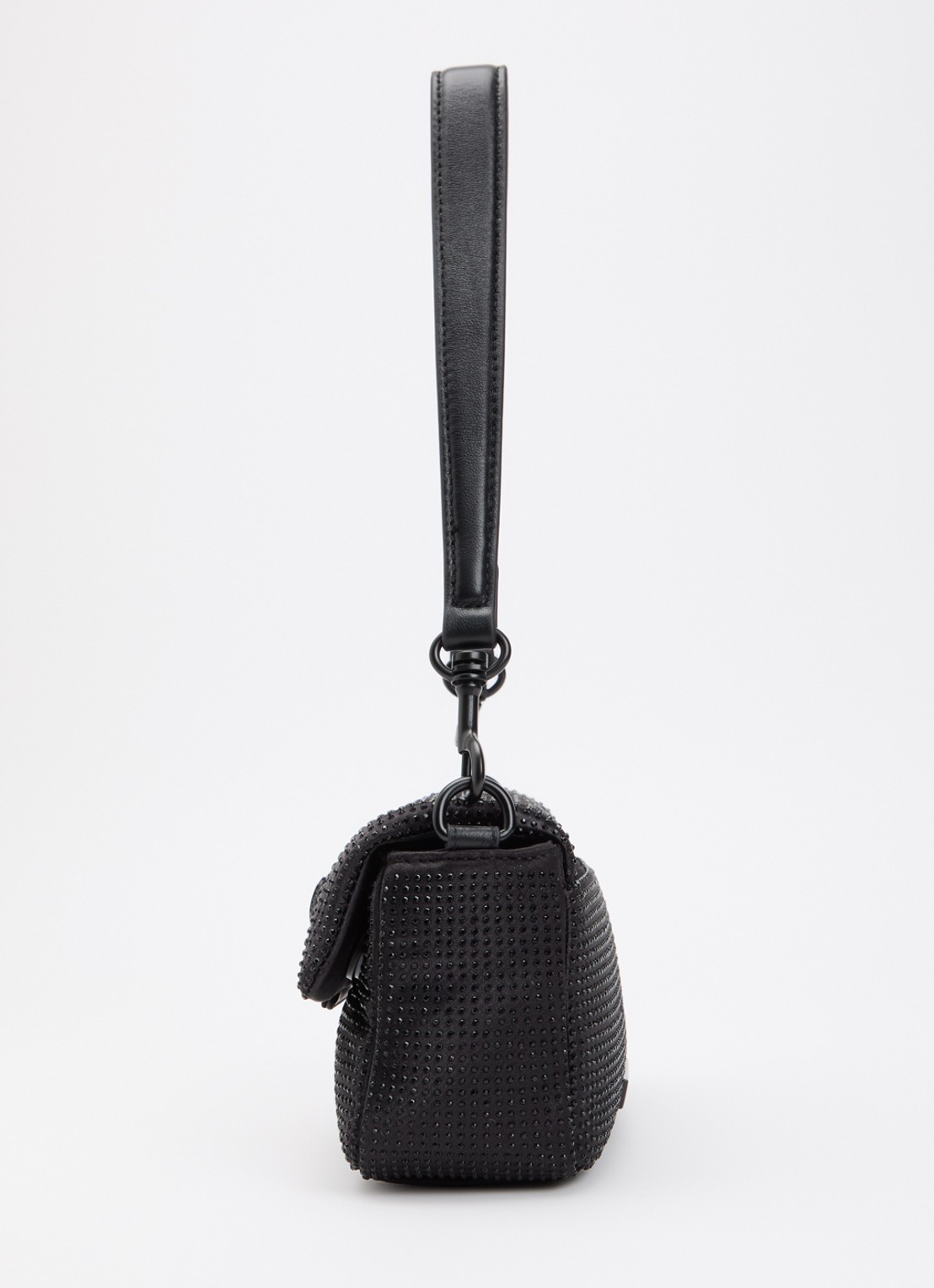 Kurt Geiger Mini Oxford schoudertas met strass - detail 3 zwart