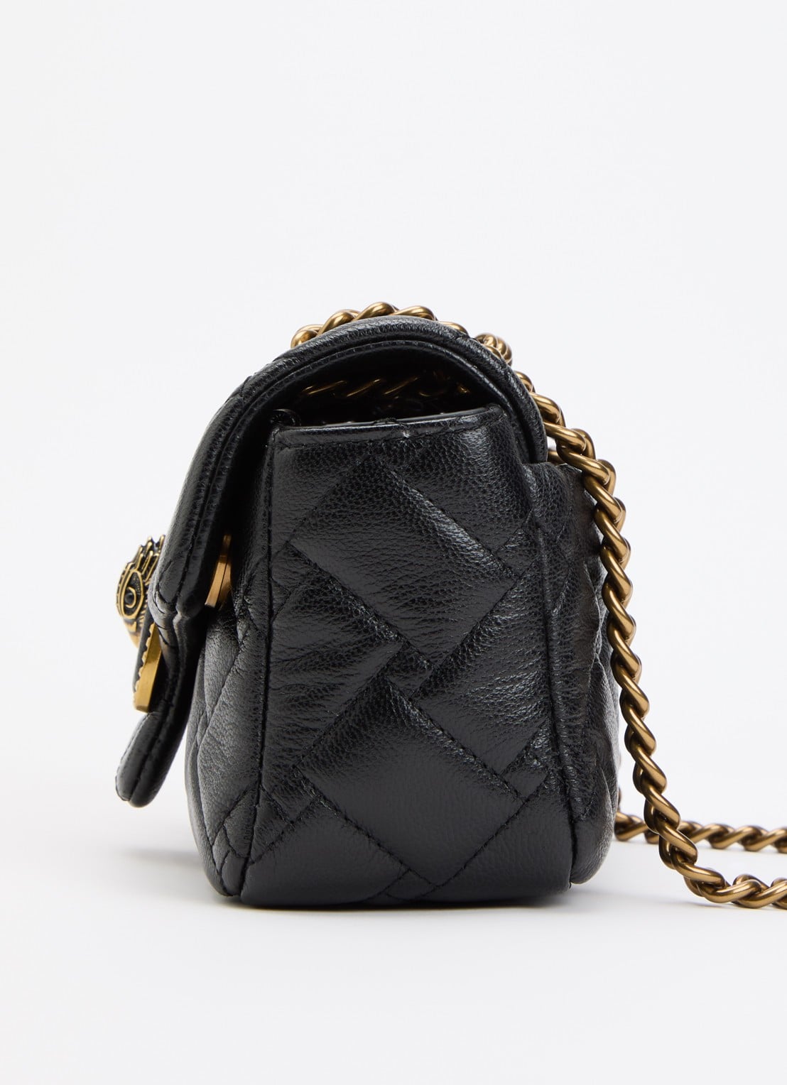 Kurt Geiger Mini Pimlico schoudertas van leer met afneembare schouderriem - detail 3 zwart