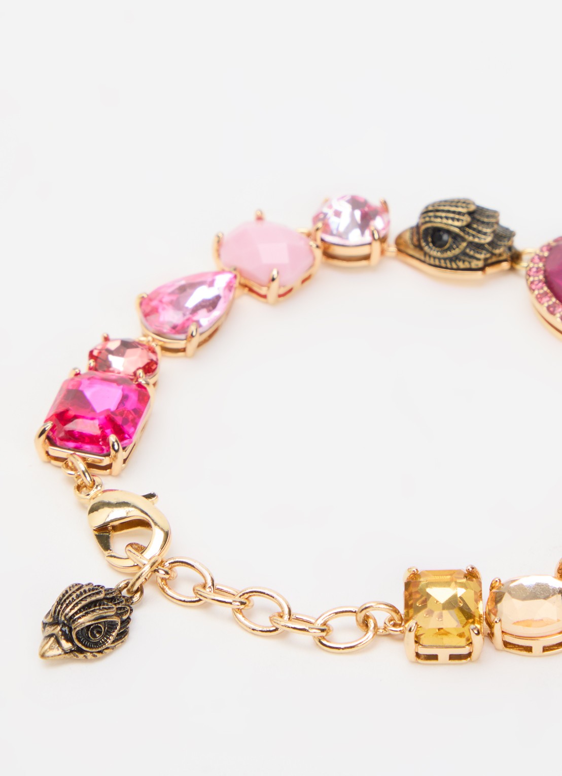 Kurt Geiger Mixed Gem armband met kristal - detail 2 goud