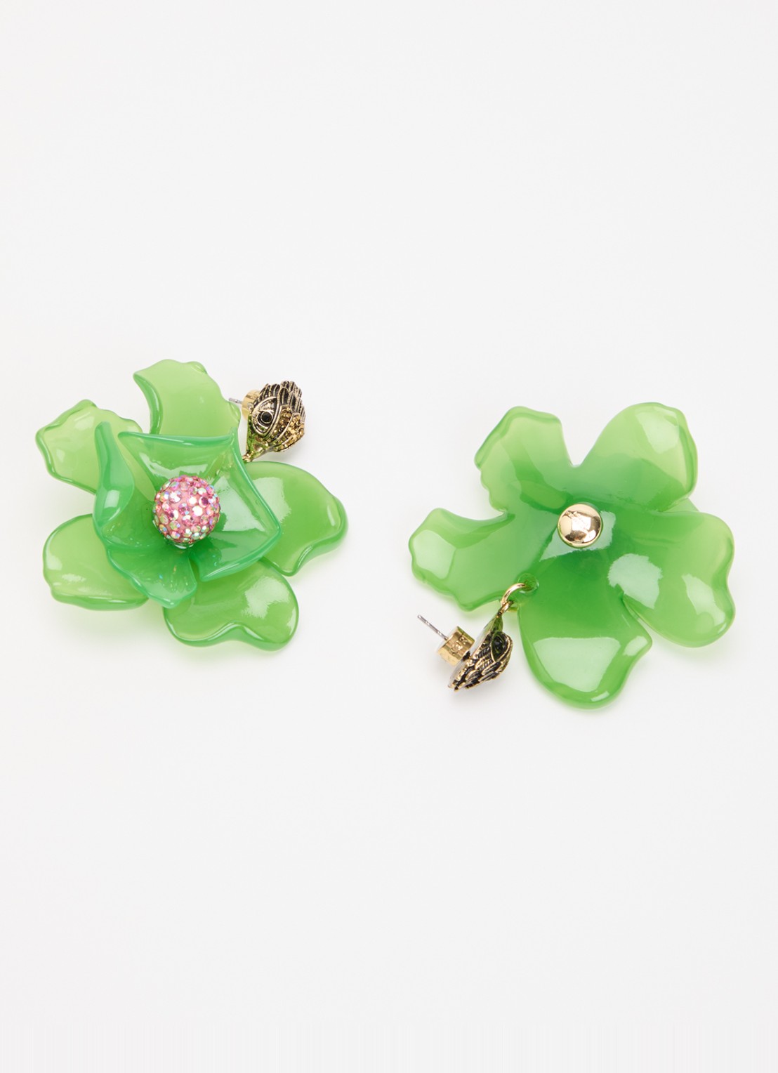 Kurt Geiger Oorstekers met hanger - detail 2 groen