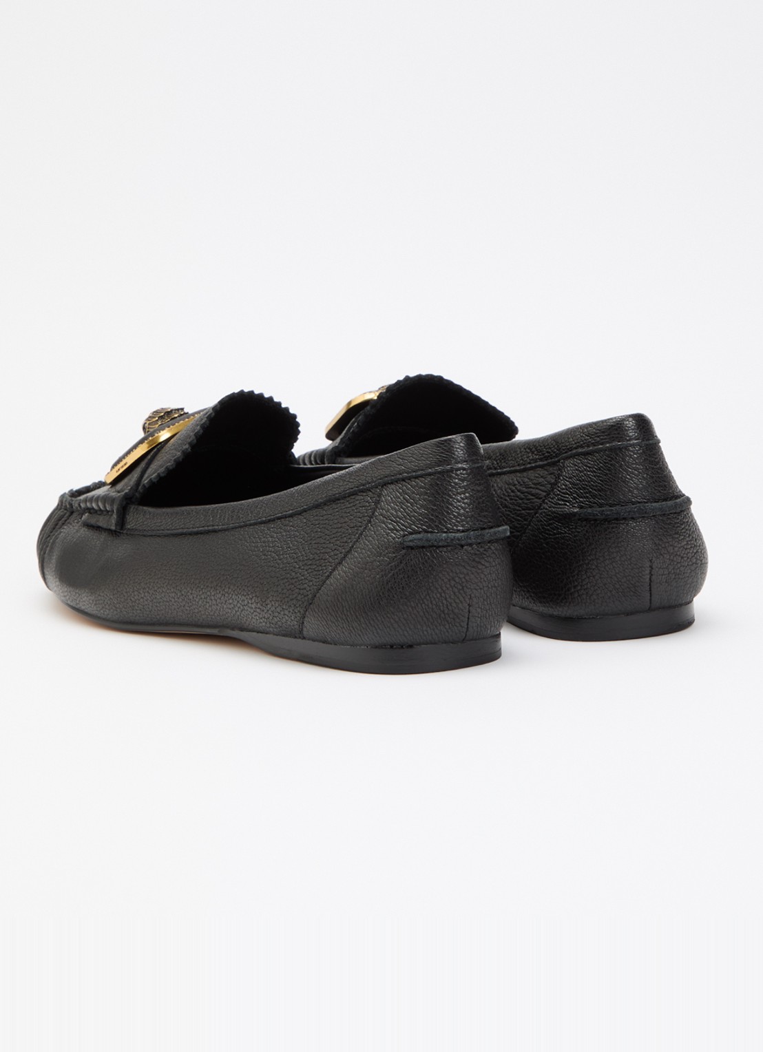 Kurt Geiger Pimlico loafer van leer - achterkant zwart