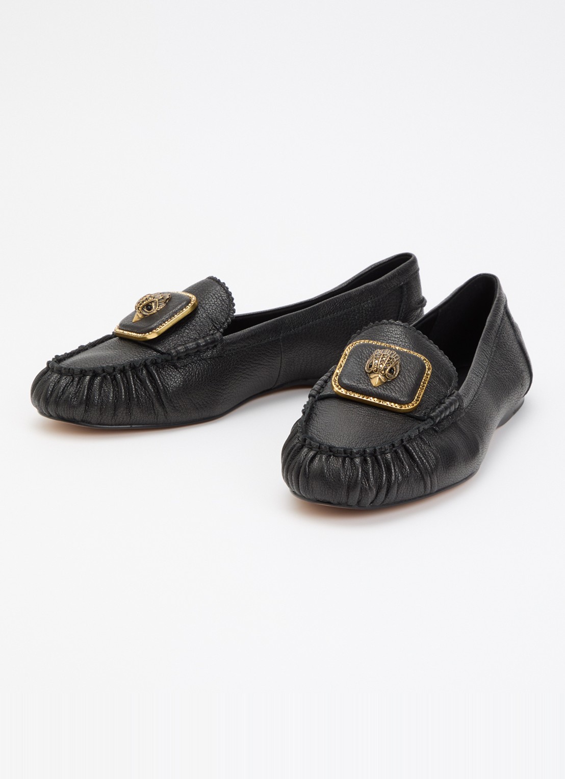 Kurt Geiger Pimlico loafer van leer - detail 2 zwart