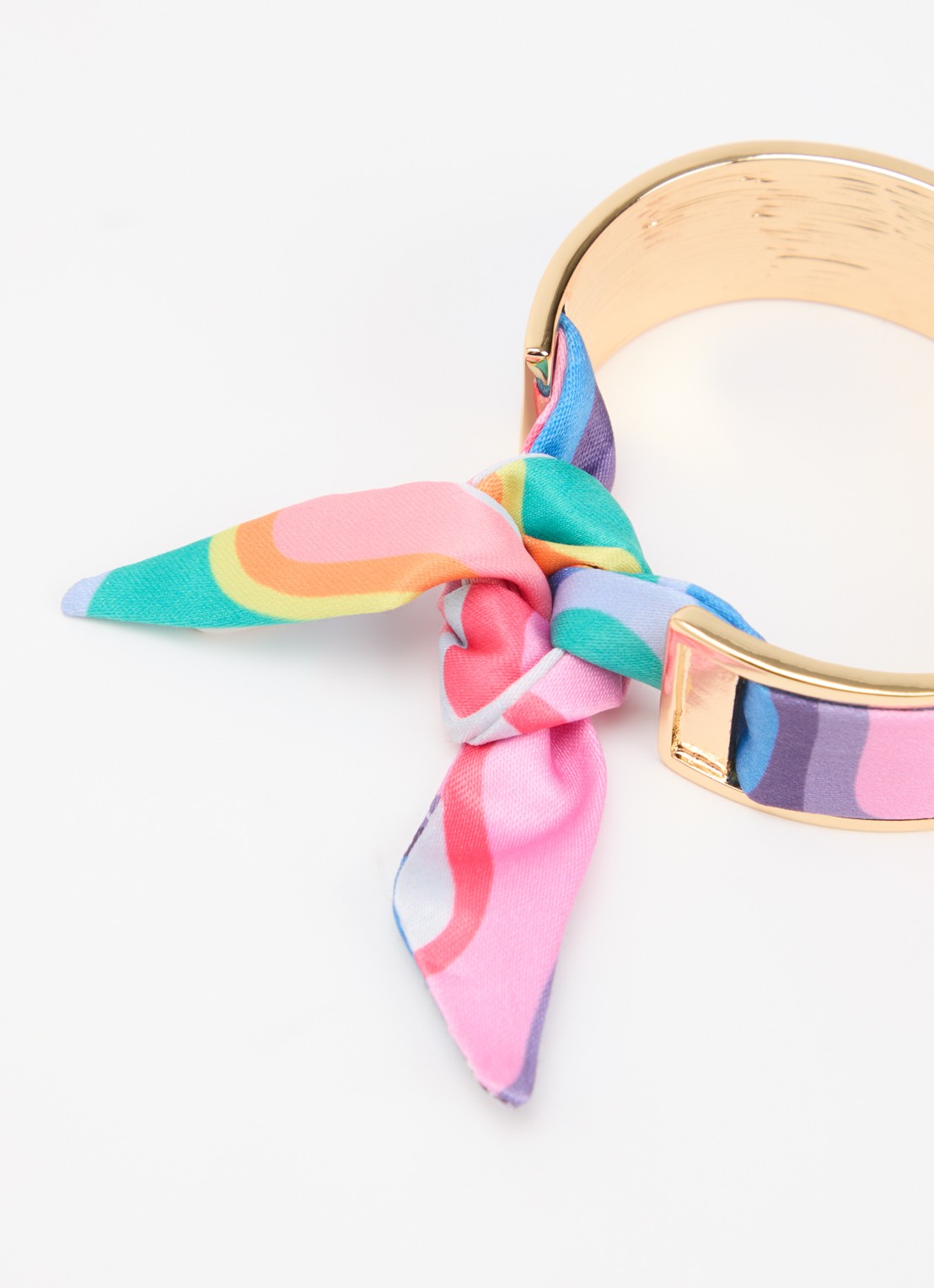 Kurt Geiger Printed Scarf bangle  - detail multicolor