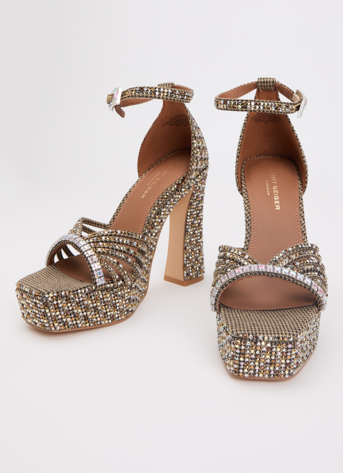 Kurt Geiger Sandalette met strass - detail 3 beige