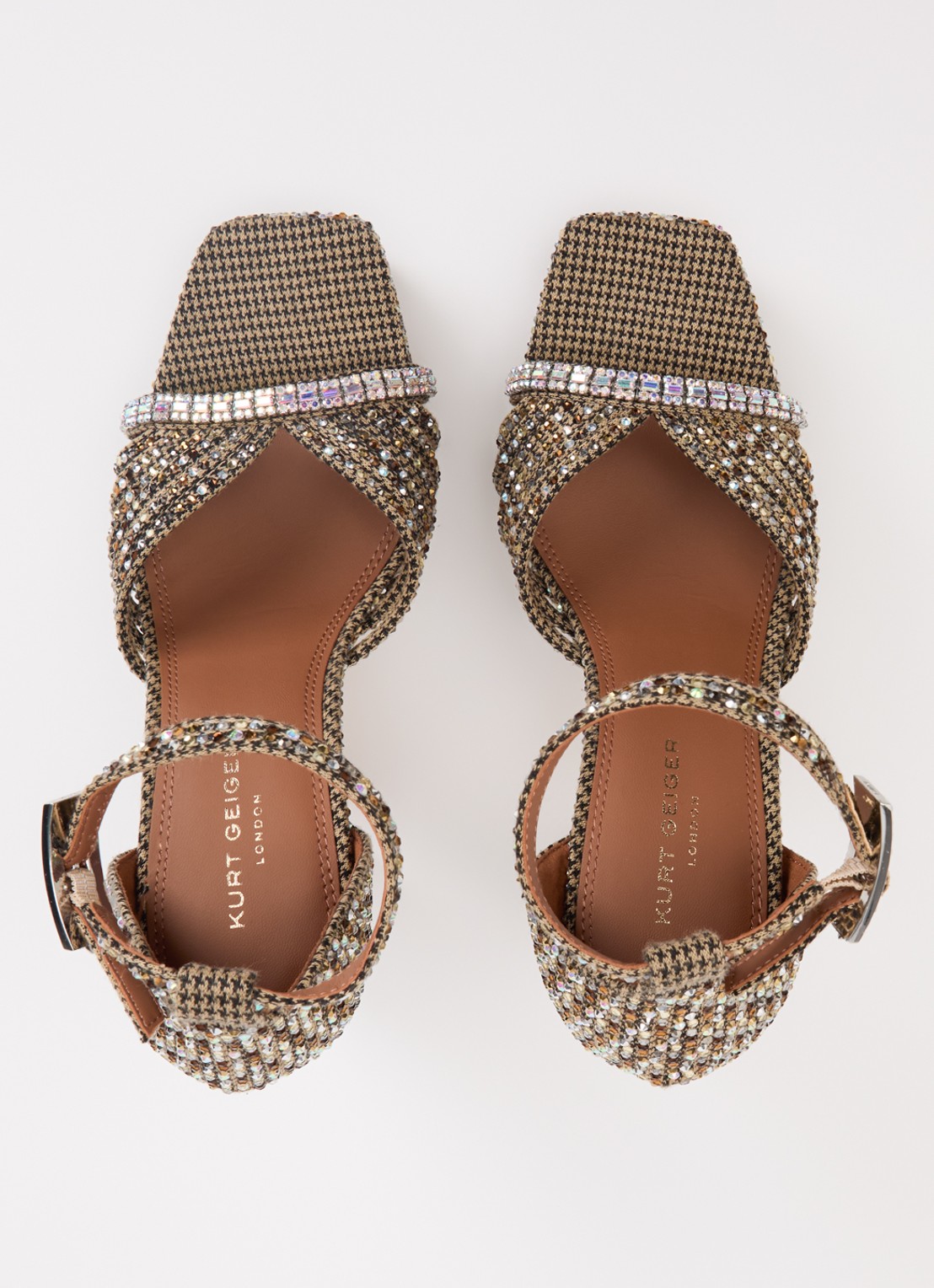 Kurt Geiger Sandalette met strass - detail 4 beige